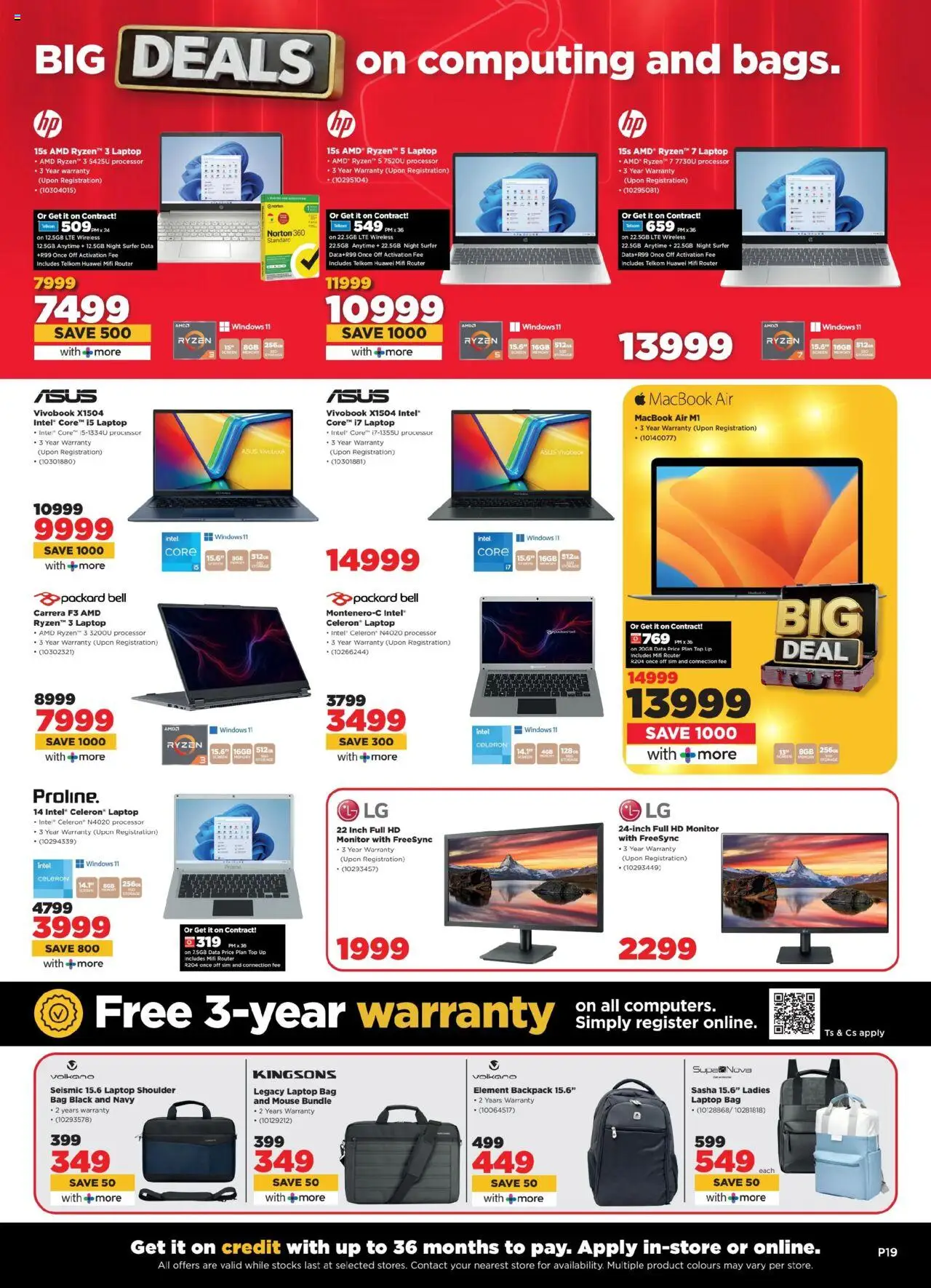HiFi Corp Specials │ valid from 06.08.2025 | Page: 19 | Products: Data, Router, Mouse, Backpack