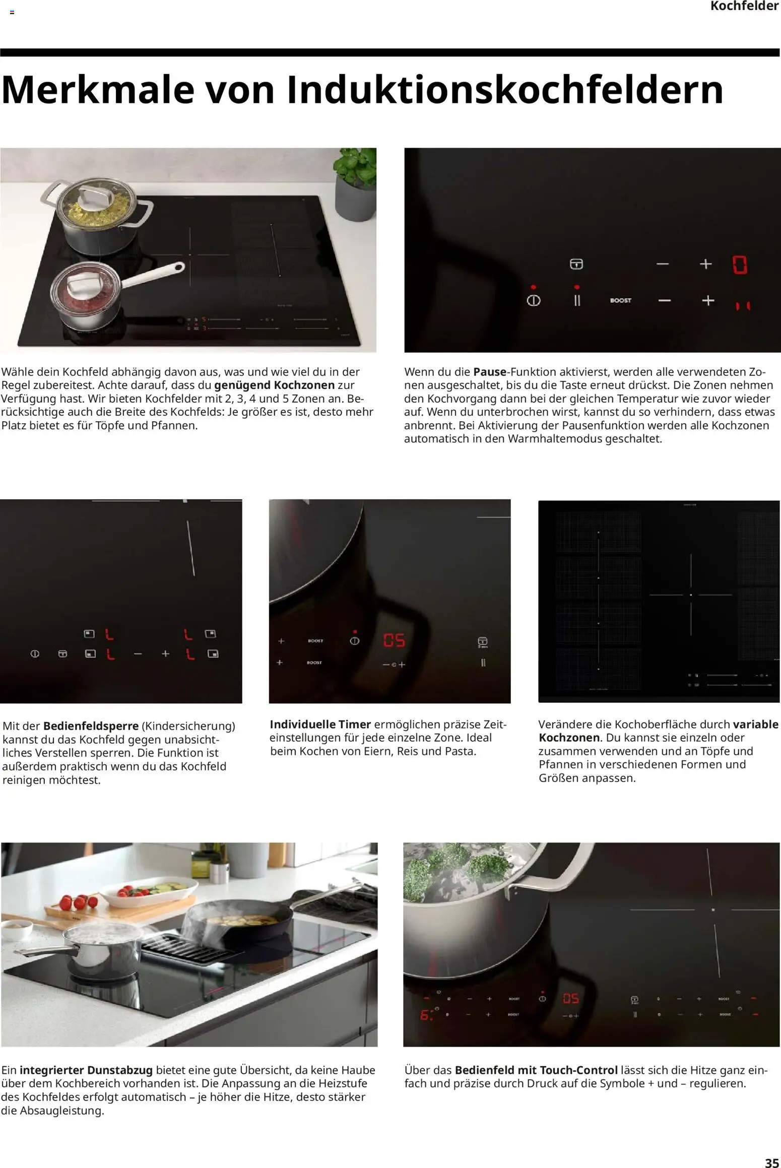 Ikea Elektrogeräte – gültig ab 10.04.2026 | Seite: 35 | Produkte: Kochfeld, Dunstabzug, Reis
