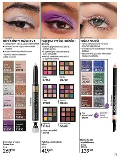 Náhled letáku Avon katalog 12/2025 od 01.12.2025 | Strana: 71 | Produkty: Barvy, Tužka, Oční stíny, Tužka na oči
