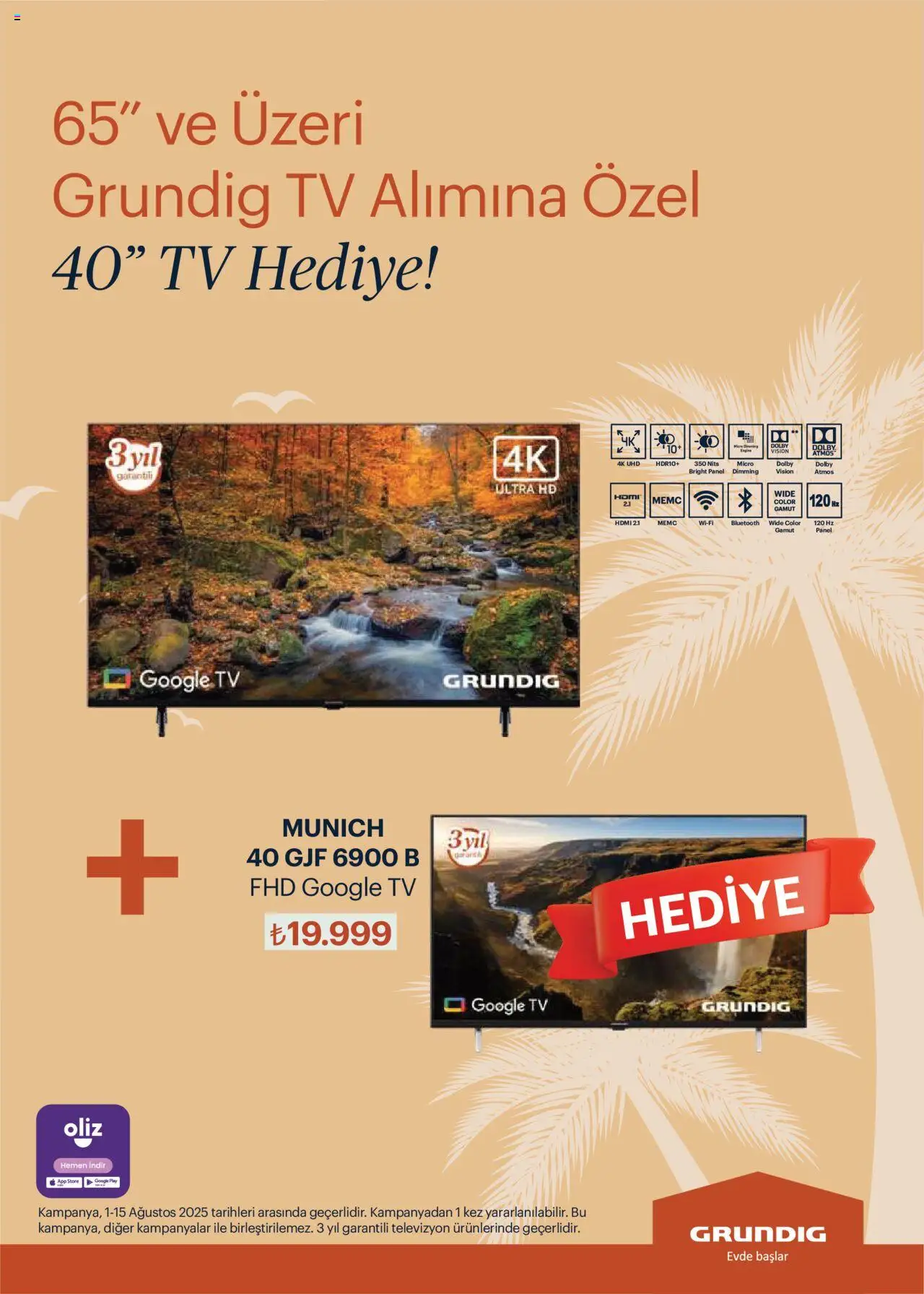 Arçelik Katalog - 16.09.2025 tarihinden itibaren geçerlidir | Sayfa: 85 | Ürünler: TV, Televizyon