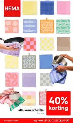Hema folder / publicité - Voorbeeld van een folder van Hema, geldig van 19.01.2026