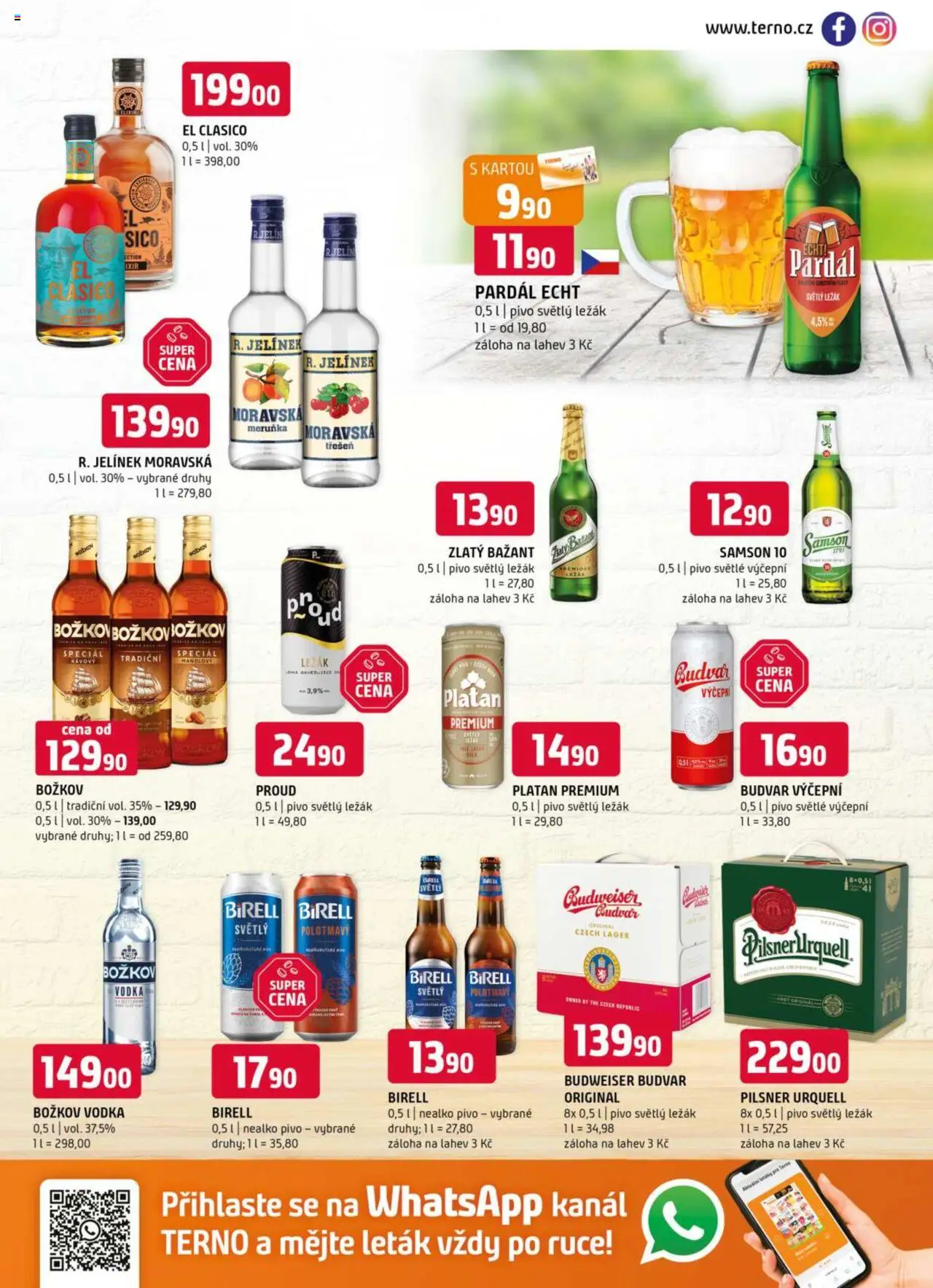 Terno leták od 18.06.2025 | Strana: 13 | Produkty: Budvar, Pardál, Pilsner, Pilsner Urquell
