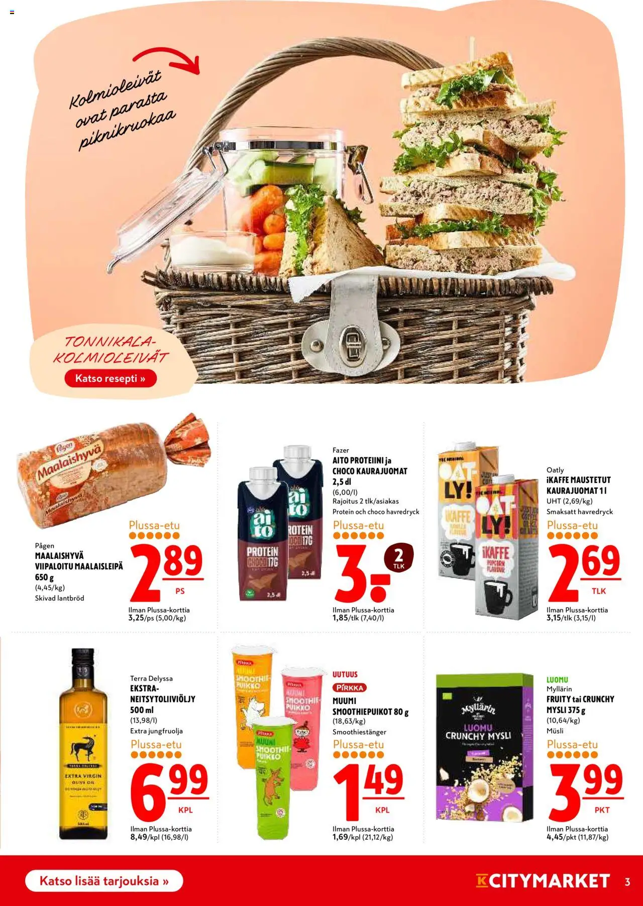  | Sivu: 3 | Tuotteet: Mysli, Tonnikala