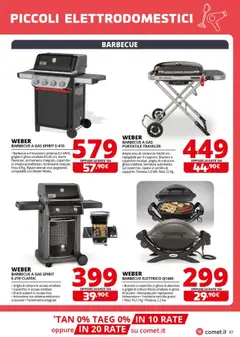 Volantino Comet del 19.07.2025 | Pagina: 57 | Prodotti: Ripiano, Barbecue a gas, Carrello, Griglia