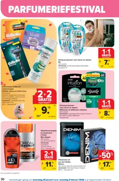 Carrefour folder week 5 - Voorbeeld van een folder van Carrefour, geldig van 28.01.2026 | Pagina: 30 | Producten: Gel, Eau de toilette, Scheerschuim, Deodorant
