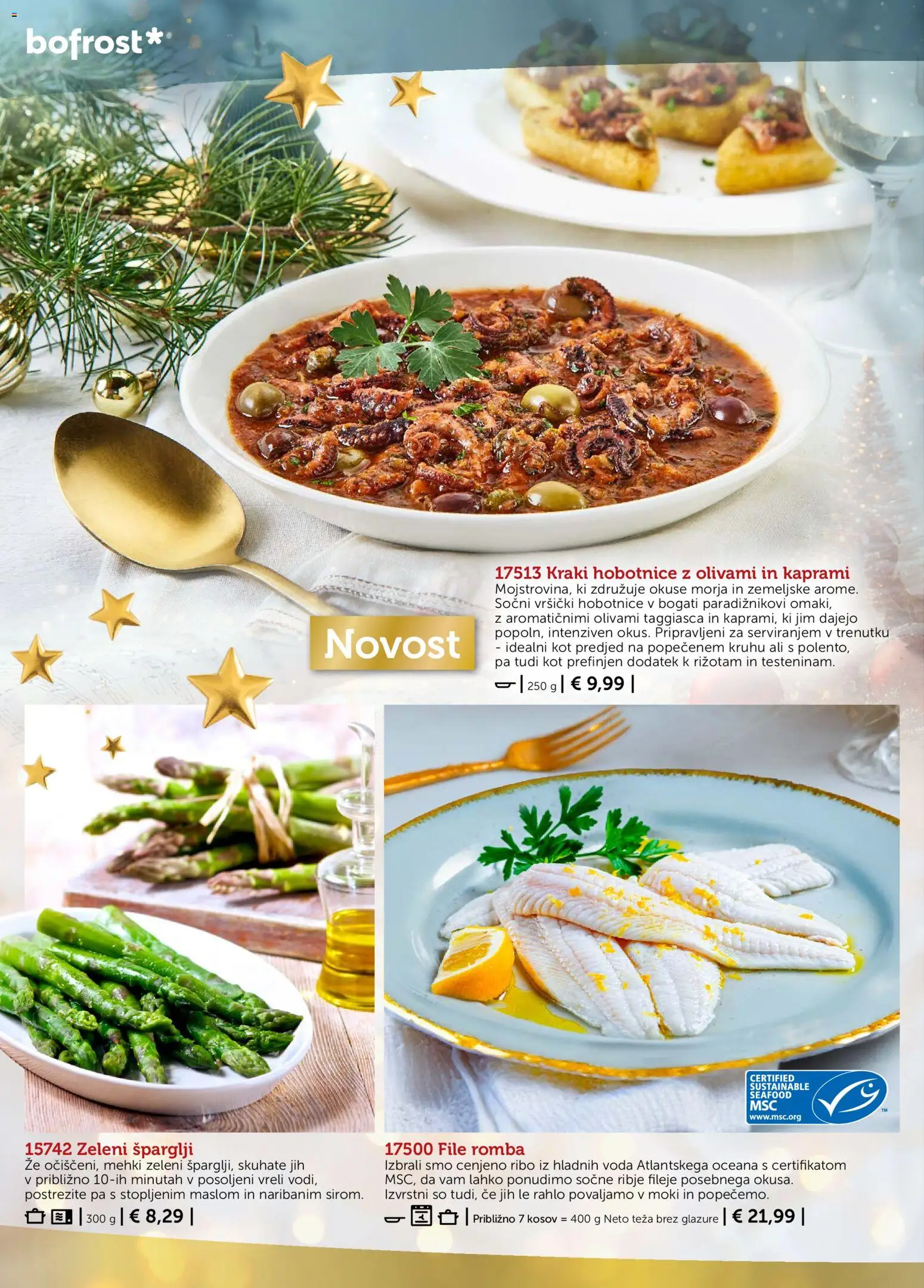 Novi Bofrost katalog ponudbe – veljaven od 01.12.2025 | Stran: 4 | Izdelki: Teza, Voda