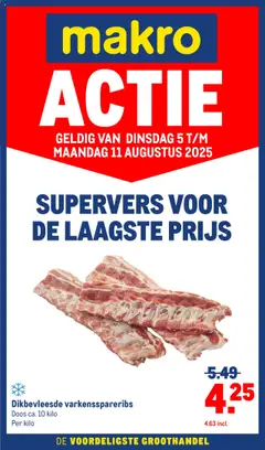 Makro - Versdeals - Voorbeeld van een folder van Makro, geldig van 05.08.2025
