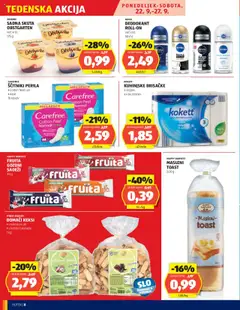 Novi Hofer katalog ponudbe – veljaven od 18.09.2025 | Stran: 8 | Izdelki: Toast, Kos, Deodorant, Ščitniki