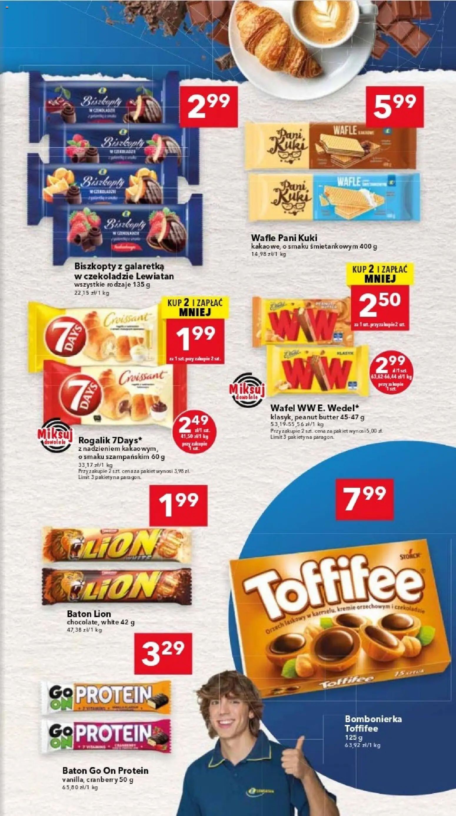 Lewiatan gazetka - Katowice od 23.04.2026 | Strona: 13 | Produkty: Galaretka, Bombonierka, Toffifee, Baton