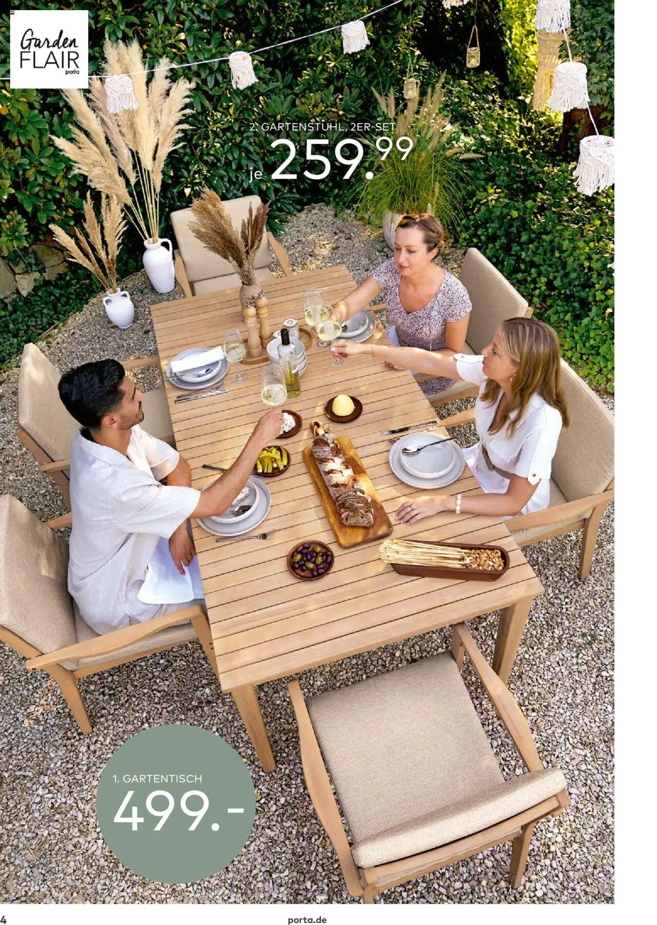 Porta! - Outdoor - Gartenmöbelkatalog 2025 - gültig ab dem 02.03.2025 | Seite: 4