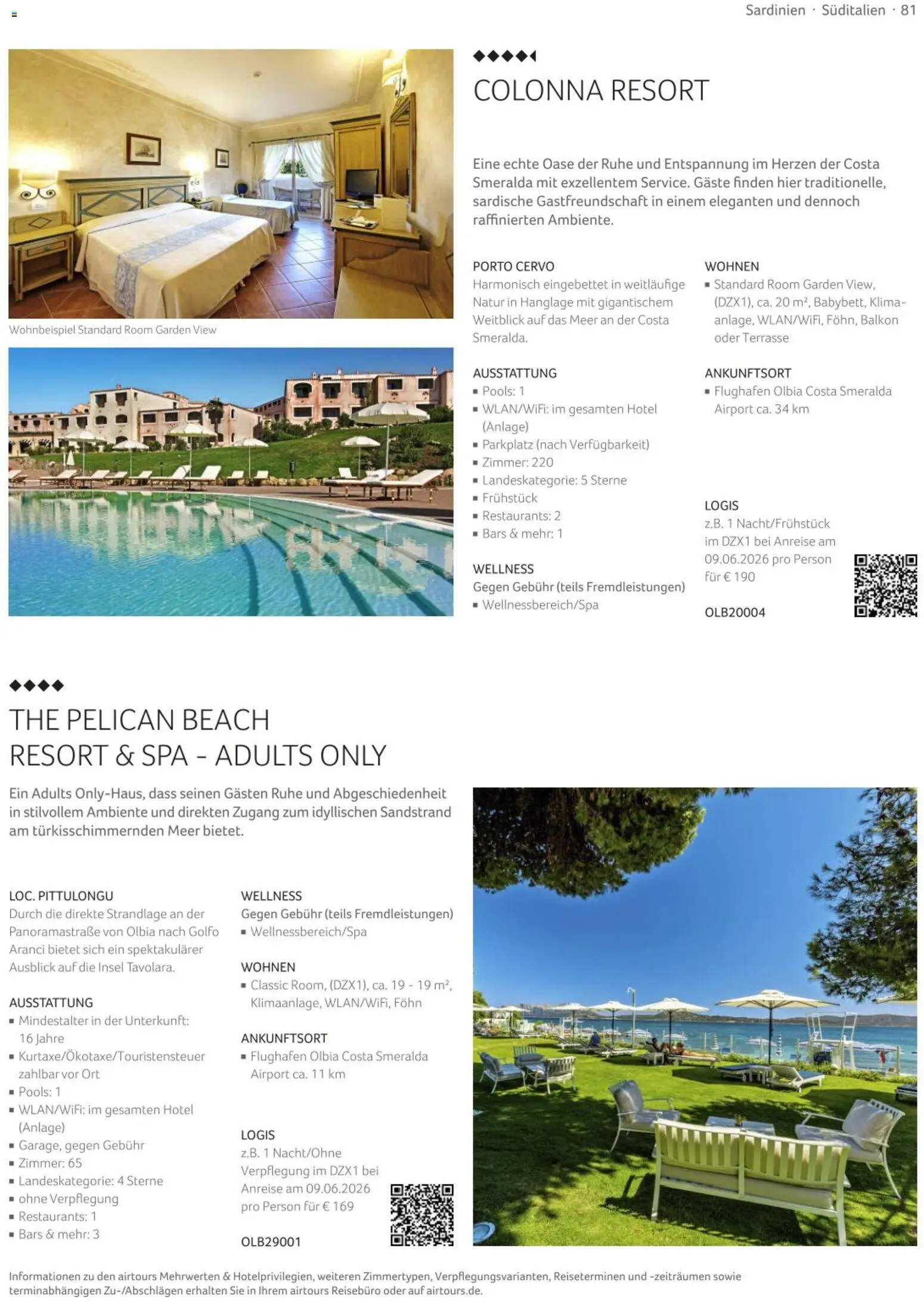 TUI airtours Katalog  Europareisen 2025/26 – gültig ab 01.11.2025 | Seite: 81 | Produkte: Föhn