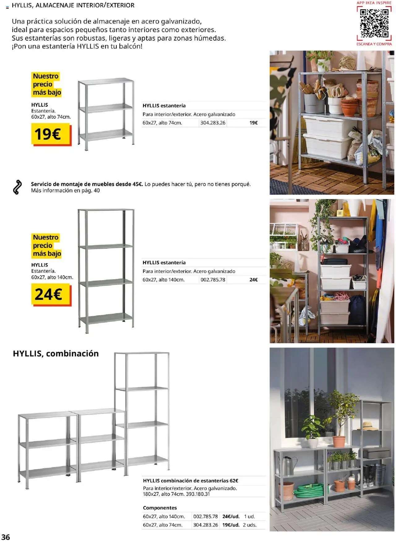 Catálogo IKEA Almacenaje secundario │ válido desde el 04.02.2025 | Página: 36 | Productos: Muebles, Almacenaje