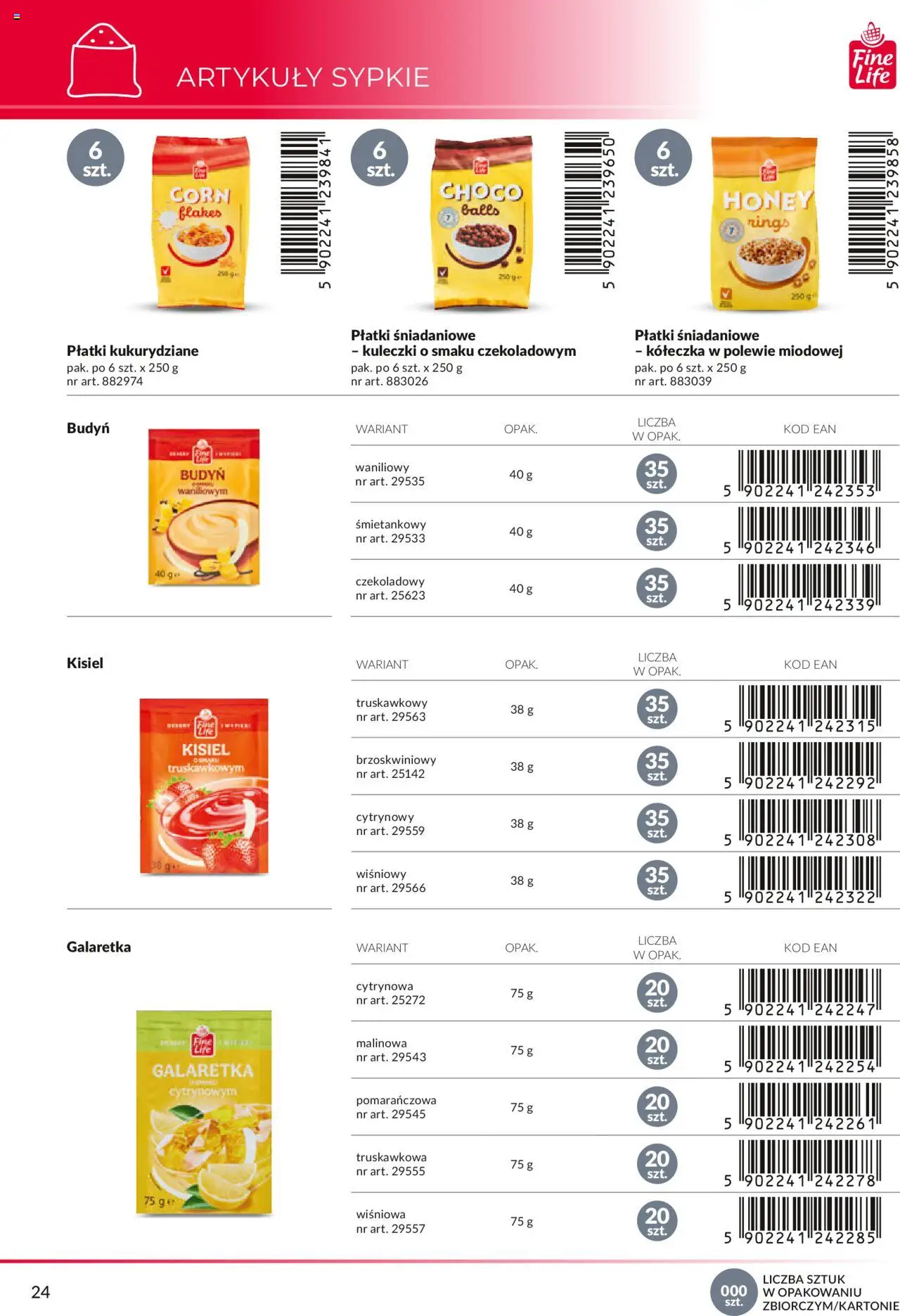 Makro Gazetka - Katalog marek własnych dla właścicieli sklepów od 18.04.2024 | Strona: 24 | Produkty: Płatki