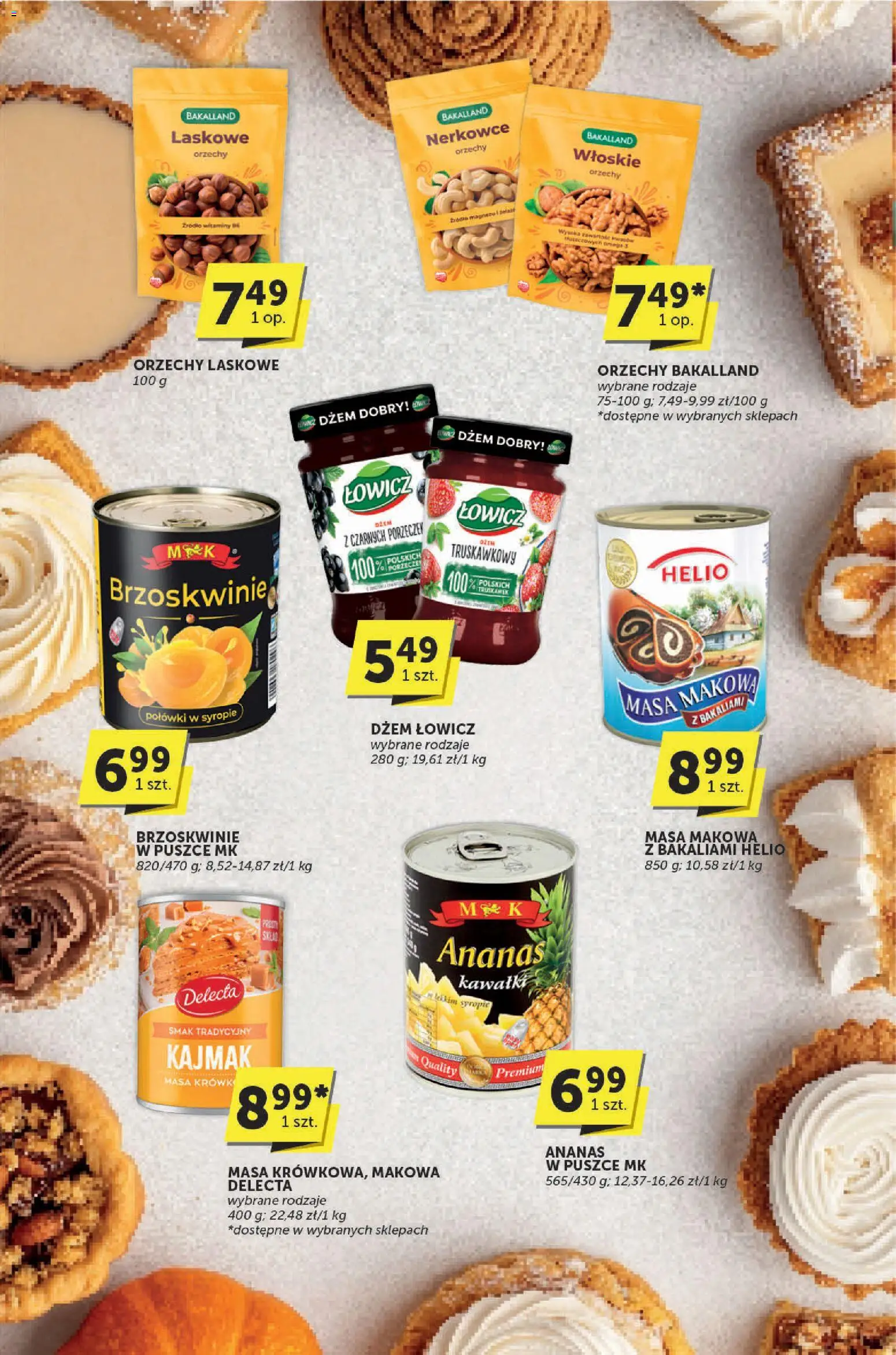 ABC Gazetka - Katalog od 30.10.2025 | Strona: 17 | Produkty: Orzechy włoskie, Dżem, Brzoskwinie, Orzechy