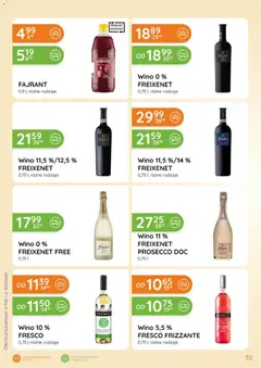 Pogląd oferty "Eurocash Gazetka - Katalog Alkoholowy" - ważna od 01.02.2026 | Strona: 52 | Produkty: Wino, Fresco, Prosecco