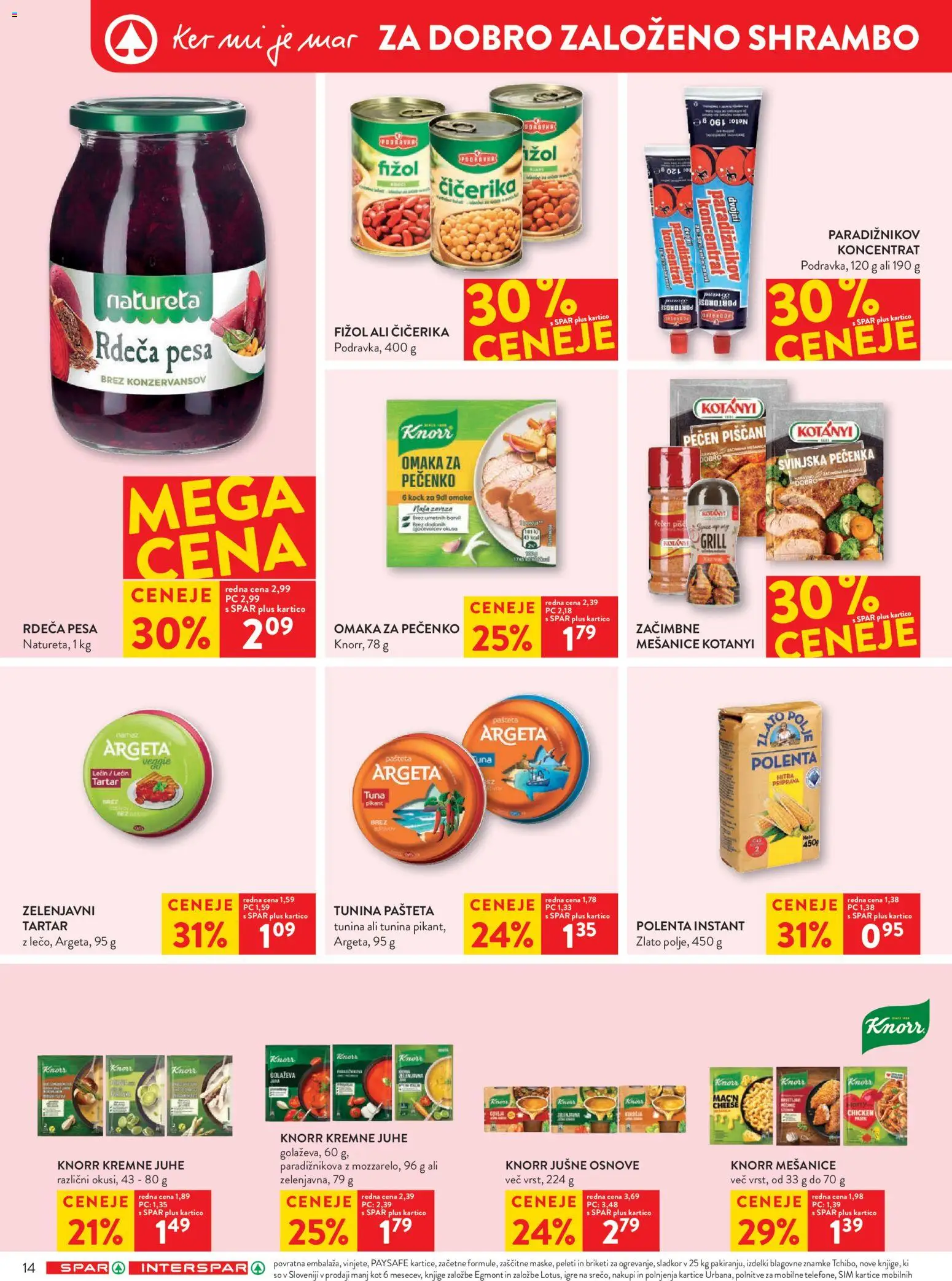 Novi Spar katalog ponudbe – veljaven od 11.03.2026 | Stran: 16 | Izdelki: Namaz, Top doble cara, Grill, Pesa