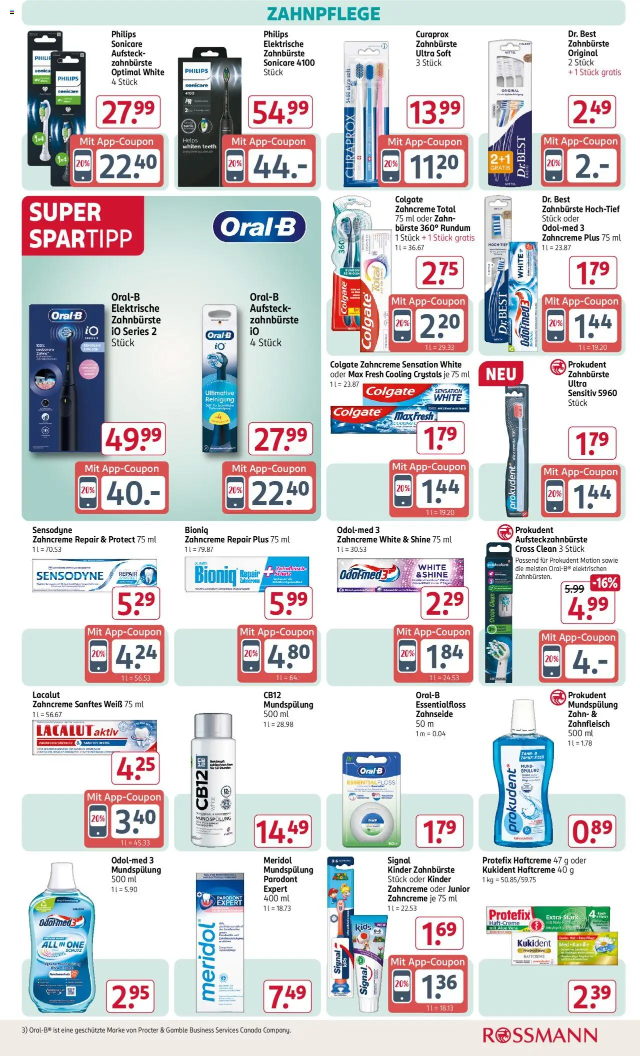 Rossmann Prospekt 	 – gültig ab 15.09.2025 | Seite: 15 | Produkte: Philips, Elektrische zahnbürste, Bürste, Zahnbürste
