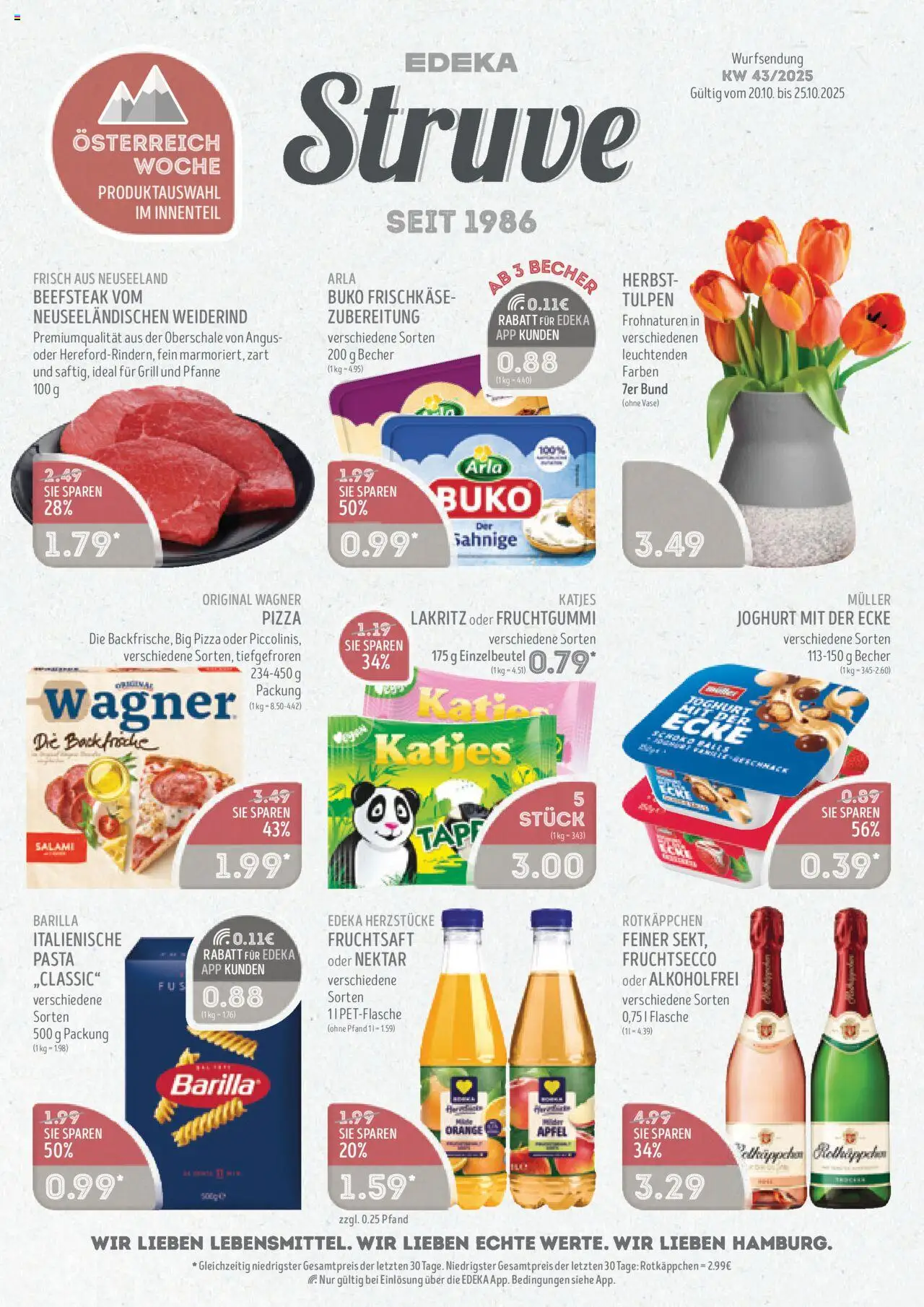 Edeka Struve Prospekt 	 – gültig ab 20.10.2025 | Seite: 1