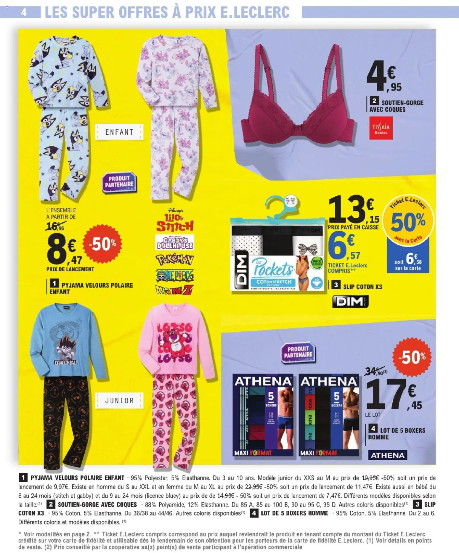 {H1} | Page: 4 | Produits: Coton, Soutien-gorge, Pyjama