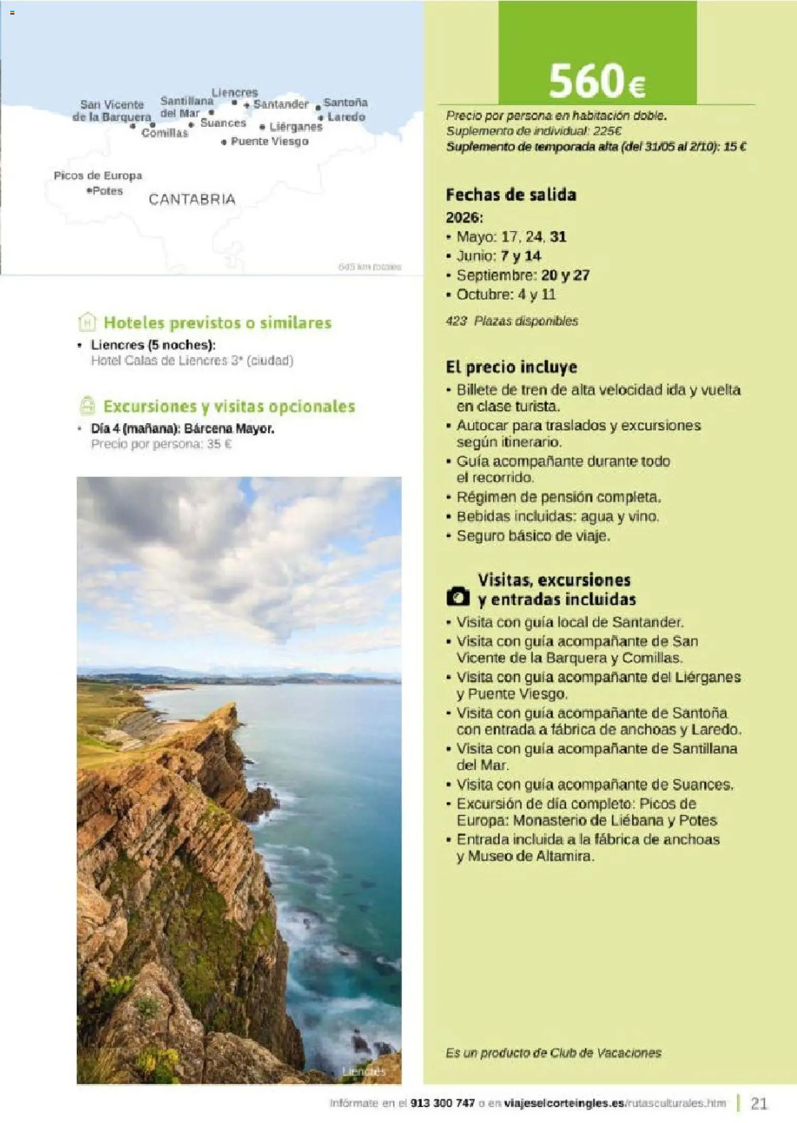 Viajes El Corte Inglés Rutas Culturales de la Comunidad de Madrid │ válido desde el 01.04.2026 | Página: 21