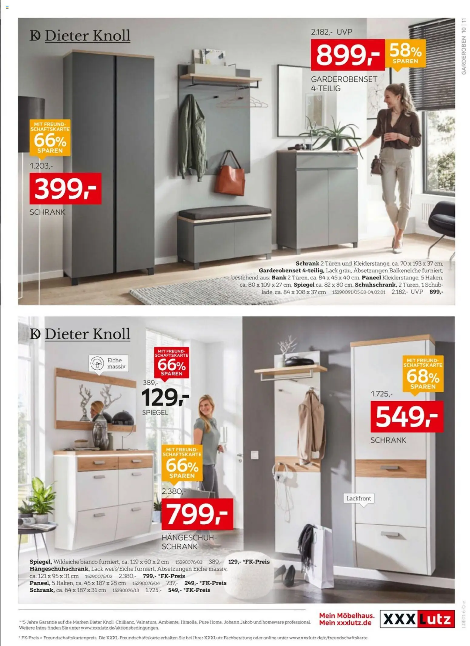 XXXL Lutz - Wohnaccessoires – gültig ab 28.12.2025 | Seite: 11 | Produkte: Schrank, Spiegel, Garderobenset