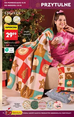 Pogląd oferty "Biedronka gazetka - Hity i inspiracje" - ważna od 06.12.2025 | Strona: 10 | Produkty: Poduszka, Poduszka ortopedyczna, Pianki, Kołdra