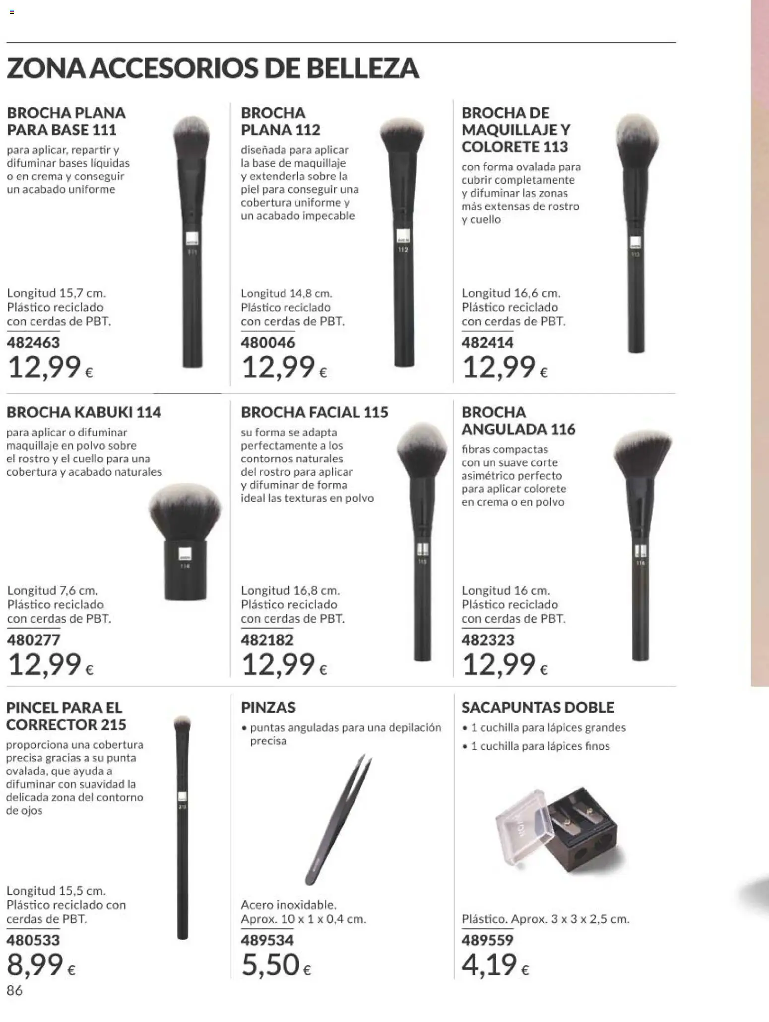 Catálogo AVON campaña 11 Black Friday │ válido desde el 01.11.2025 | Página: 86 | Productos: Maquillaje, Colorete, Crema, Brocha