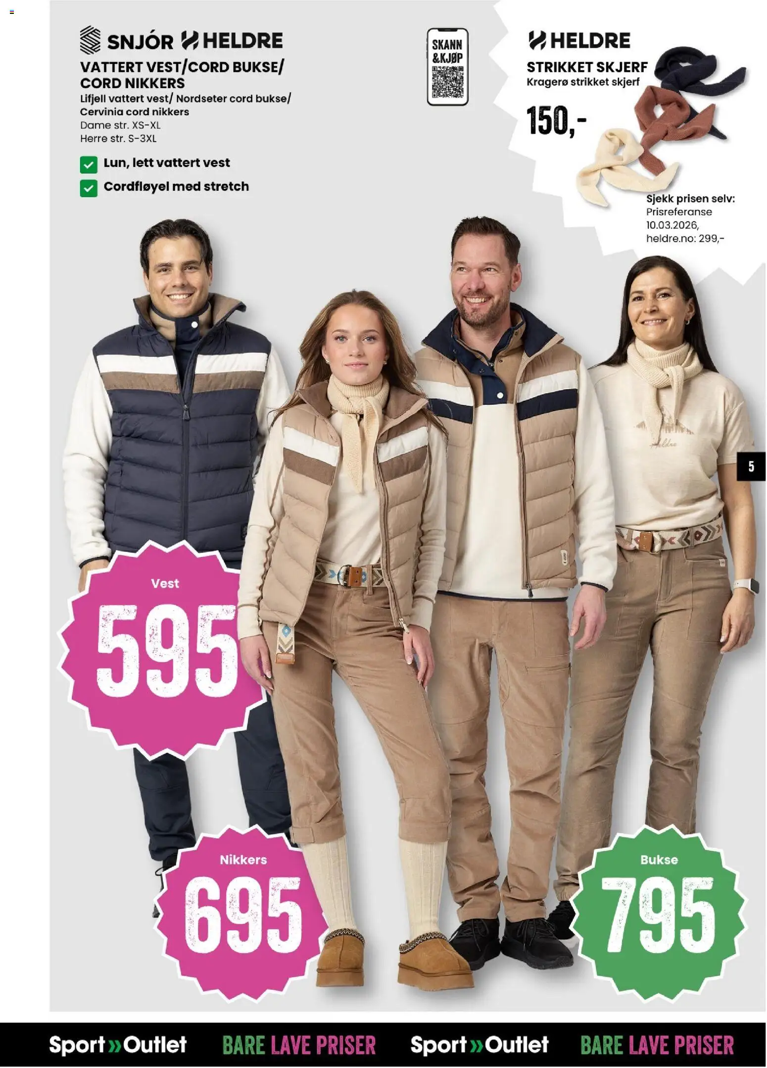 {H1} | Side: 5 | Produkter: Vest, Skjerf