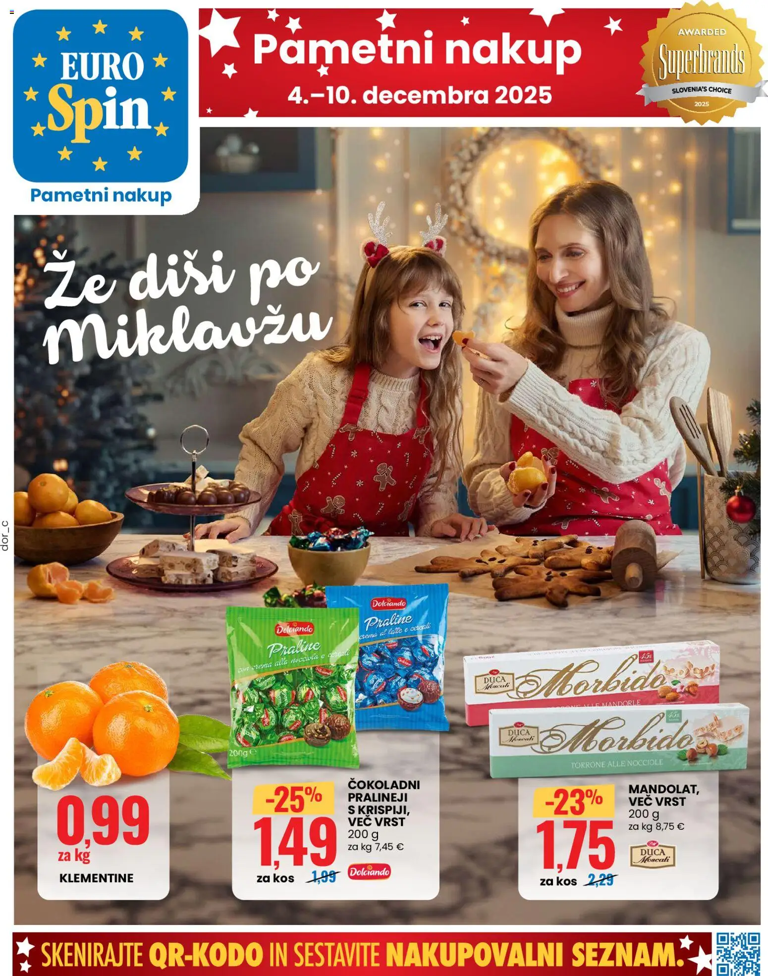 Novi Eurospin katalog ponudbe – veljaven od 04.12.2025 | Stran: 1 | Izdelki: Kos