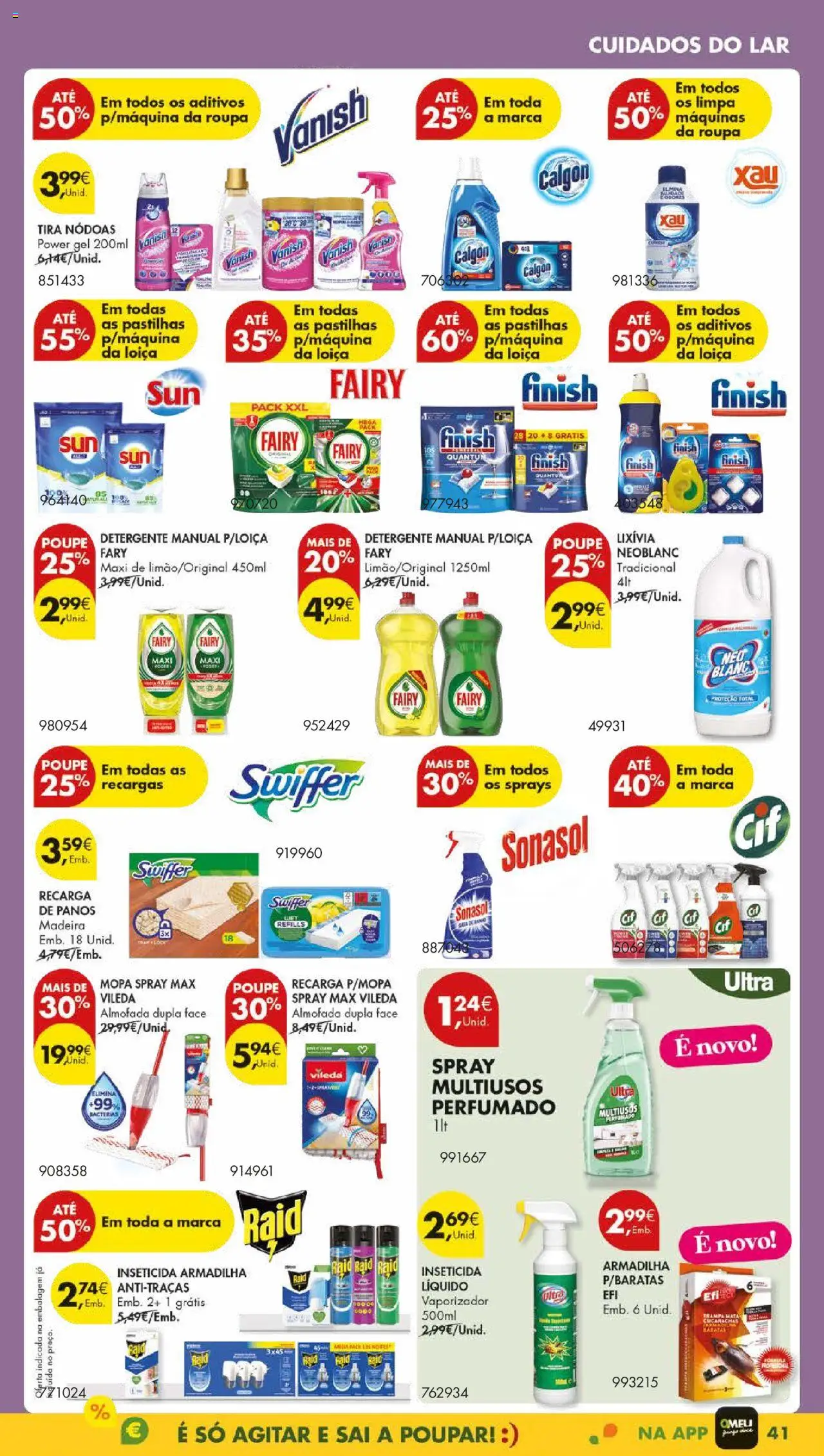 Pingo Doce folheto │ válido de 19.08.2025 | Página: 49 | Produtos: Inseticida, Detergente, Almofada