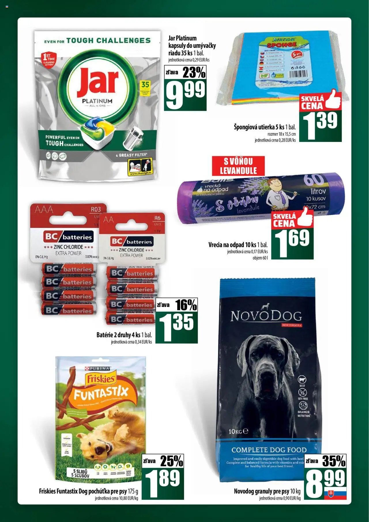 COOP Jednota široká ponuka │ platný od 31.07.2025 | Strana: 58 | Produkty: Friskies, Jar