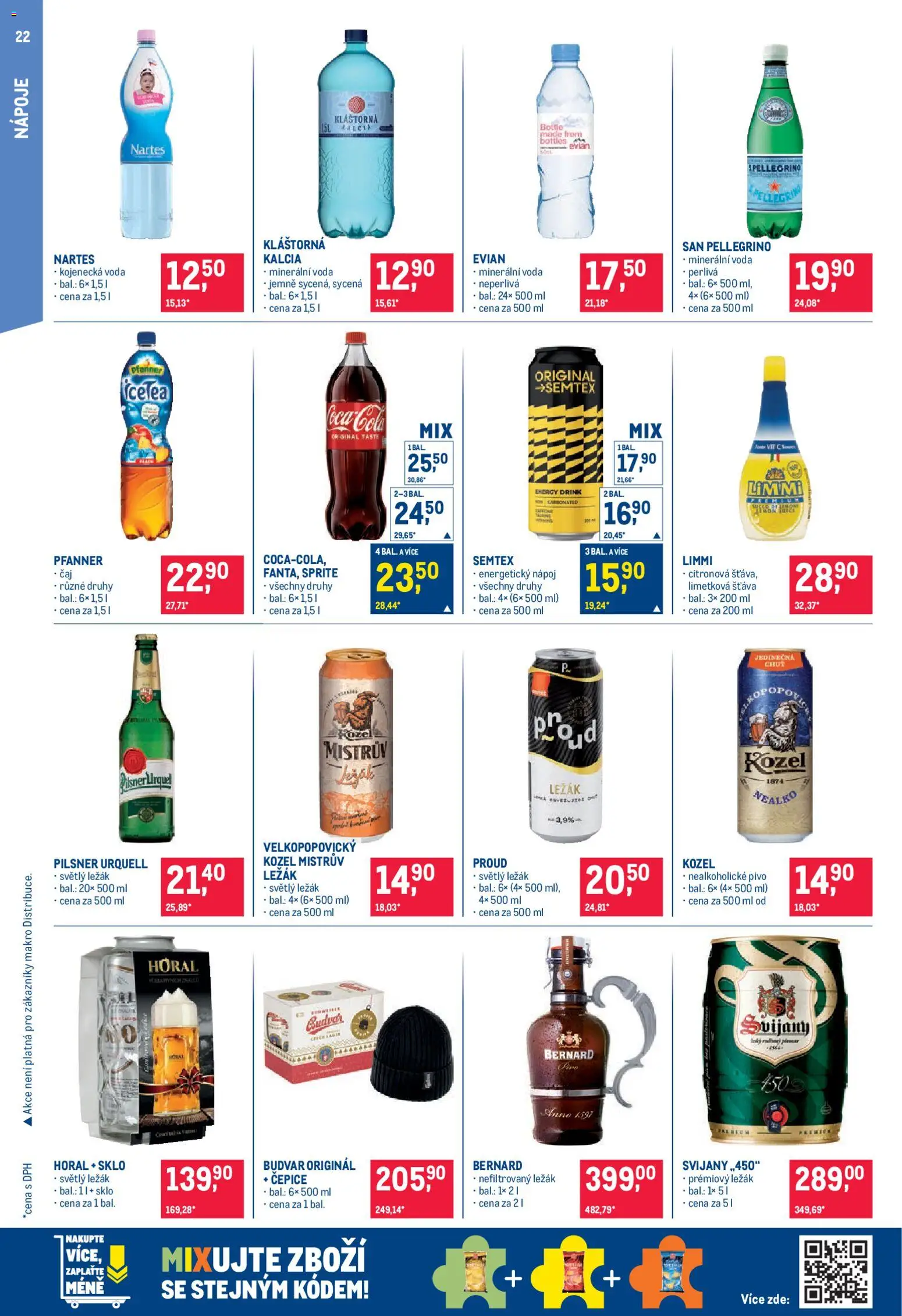 Makro leták - Pro milovníky jídla od 17.12.2025 | Strana: 22 | Produkty: Pivo, Energetický nápoj, Bernard, Pilsner Urquell