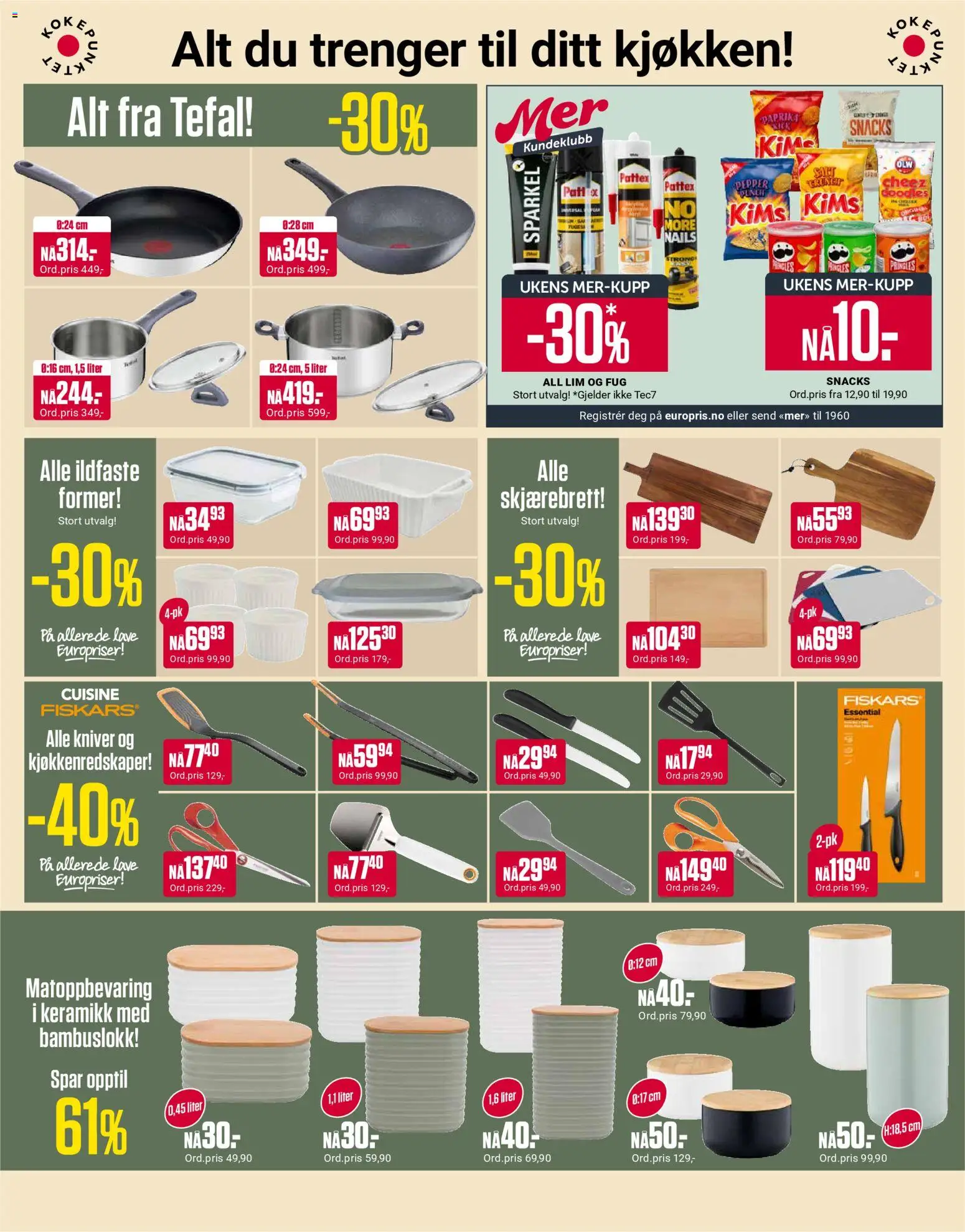 {H1} | Side: 8 | Produkter: Snacks, Paprika, Бісквіт