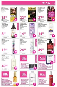 Pogląd oferty "Hebe gazetka" - ważna od 19.03.2026 | Strona: 13 | Produkty: Farba do włosów, Szampon, Odżywka do włosów, Maska