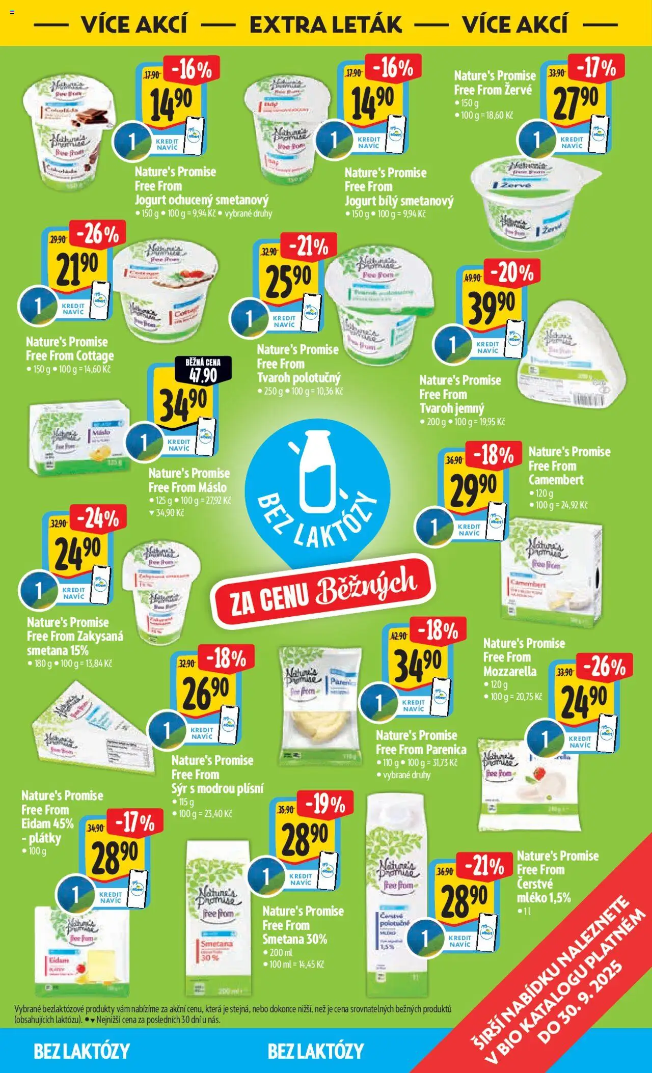 Albert leták - Hypermarket od 24.09.2025 | Strana: 40 | Produkty: Sýr, Smetanový jogurt, Tvaroh, Camembert