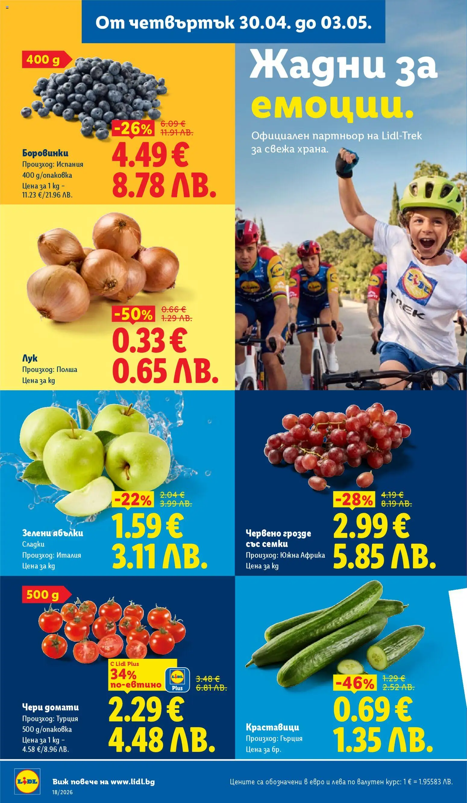 {H1} | Страница: 62 | Продукти: Лук, Грозде, Боровинки, Семки