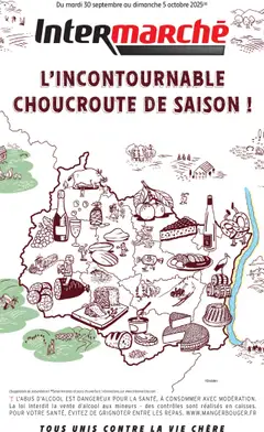 Intermarché - Prévisualisation de Intermarché Catalogue choucroute/produits tapes  valide à partir de 30.09.2025