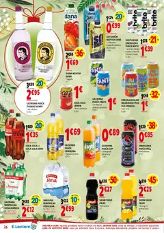 E.leclerc katalog akcije – veljaven od 10.12.2025 | Stran: 26 | Izdelki: Sirup, Pica, Pivo, Voda