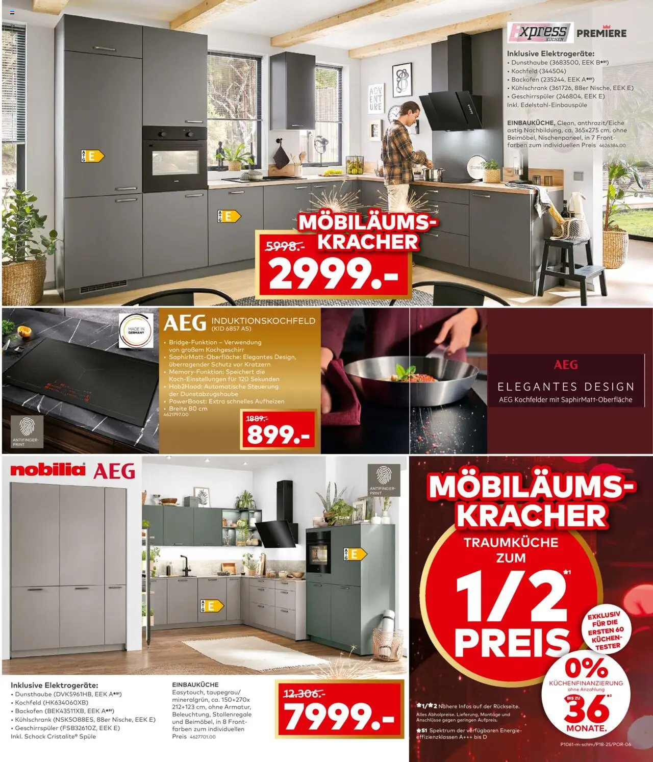 Porta! Küchentester gesucht - Aachen – gültig ab 14.09.2025 | Seite: 3 | Produkte: AEG, Geschirrspüler, Kochfeld, Backofen
