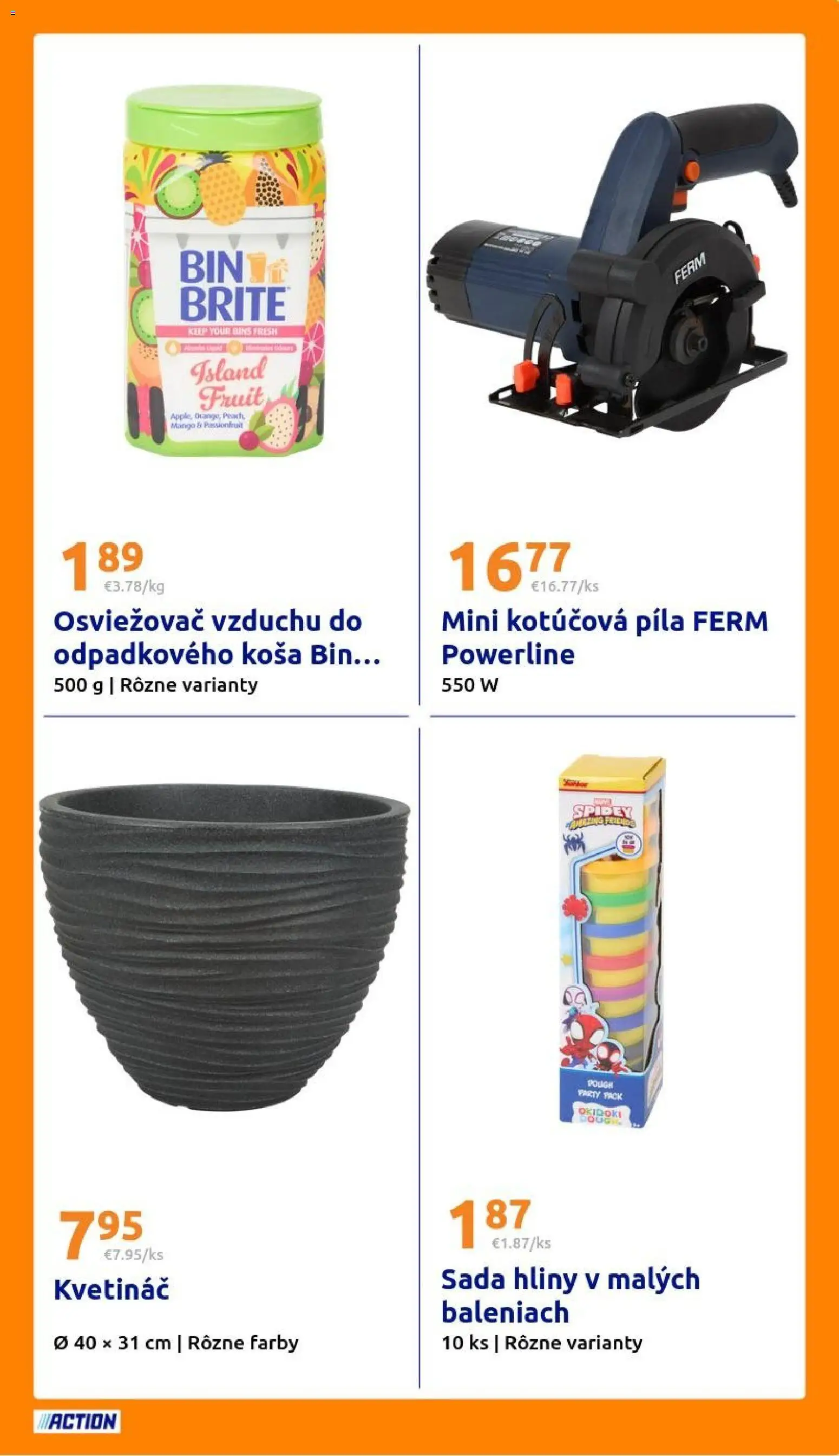 Nové Action akcie – leták je platný od 18.03.2026 | Strana: 27 | Produkty: Osviežovač vzduchu, Píla, Kotúčová píla