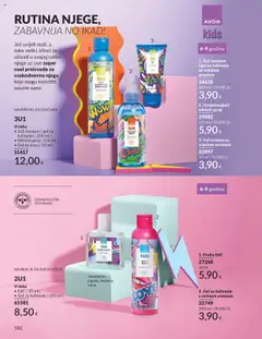 Avon katalog | vrijedi od 31.08.2025 | Stranica: 182 | Proizvodi: Gel za kosu, Šampon, Gel za tuširanje
