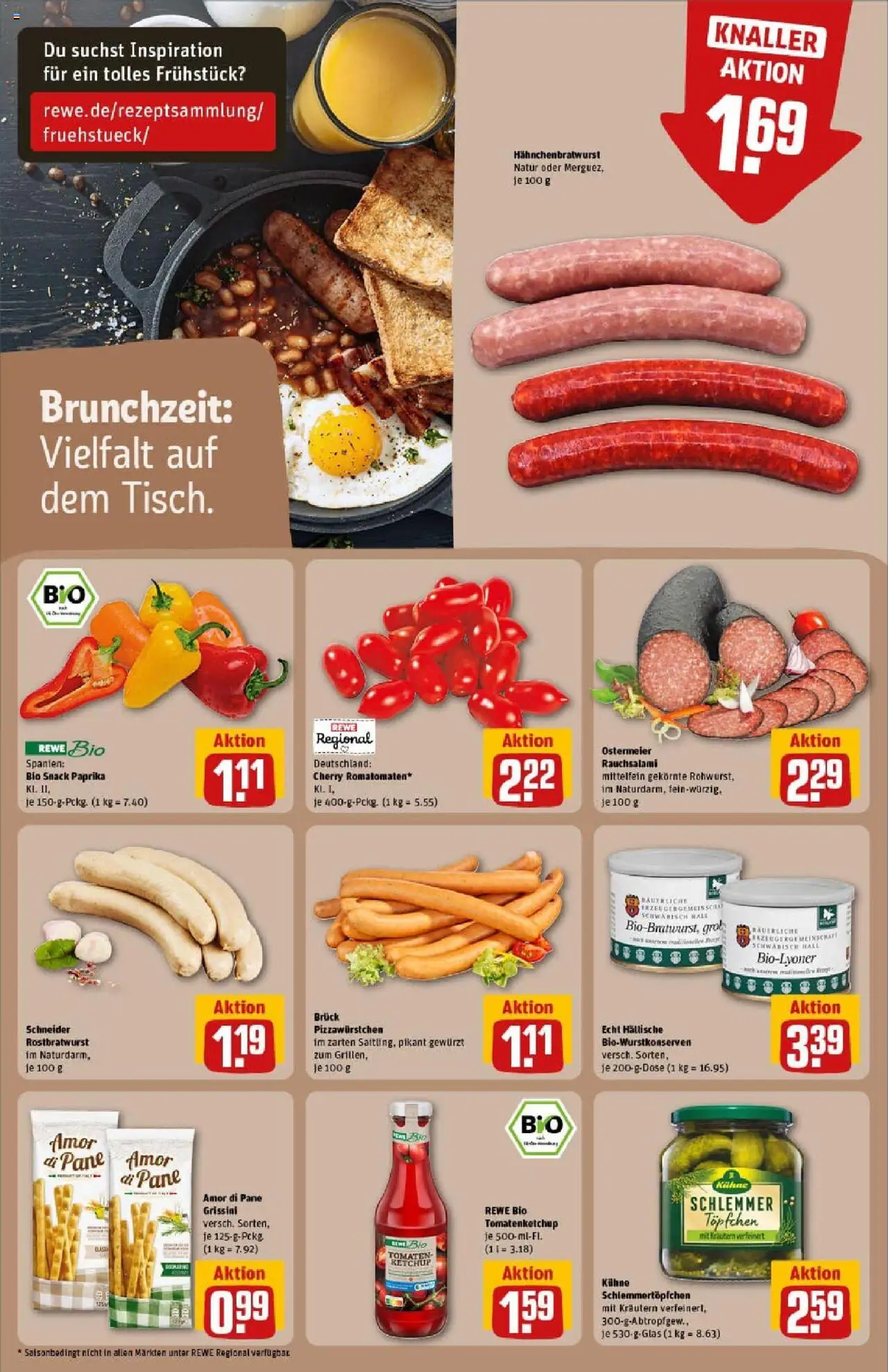 Rewe prospekt Heppenheim	 - gültig ab dem 06.07.2025 | Seite: 20 | Produkte: Pane, Tomaten, Paprika, Salami