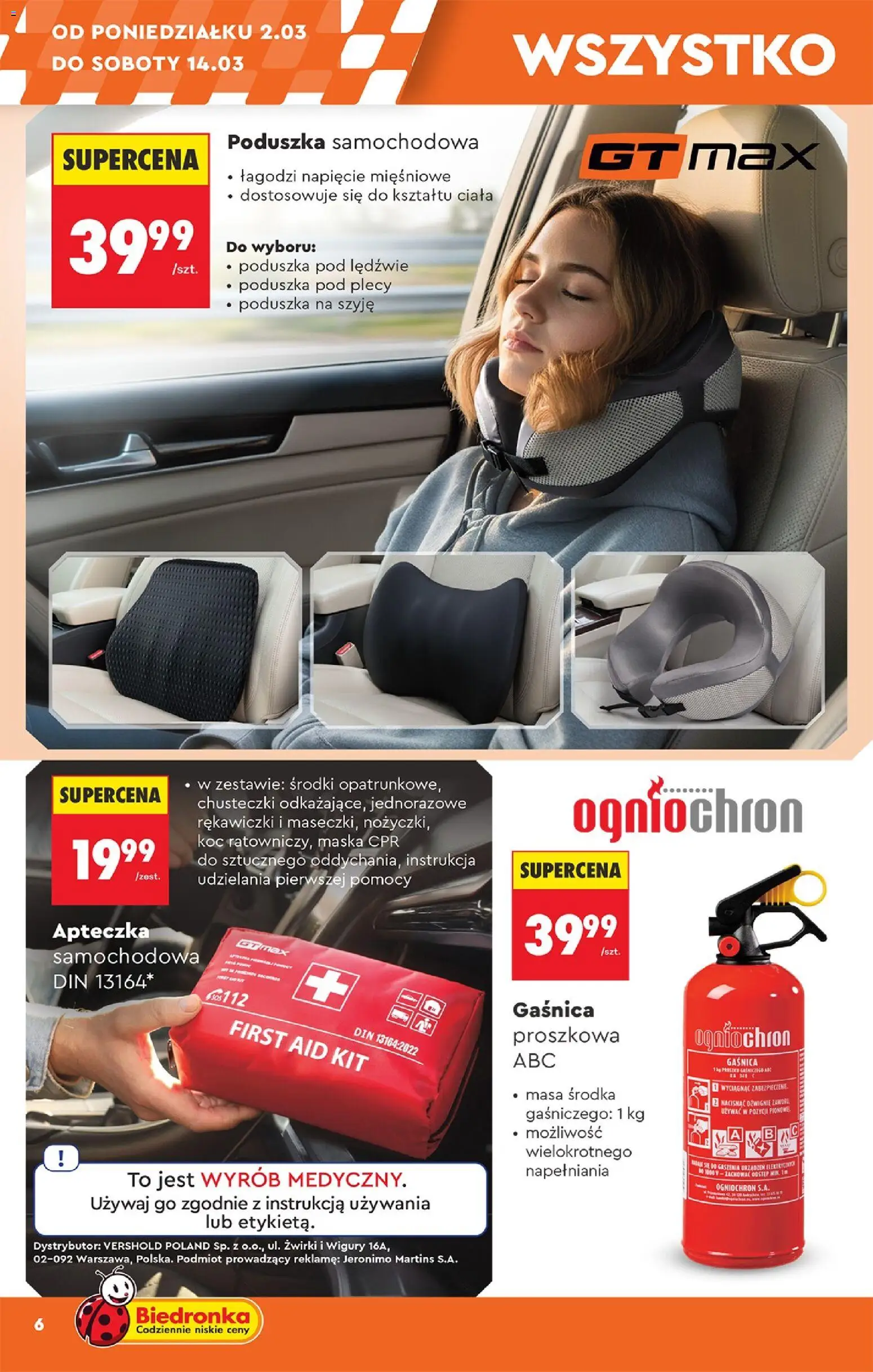 Biedronka gazetka Hity i inspiracje od 28.02.2026 | Strona: 8 | Produkty: Rękawiczki, Poduszka, Maska, Sos