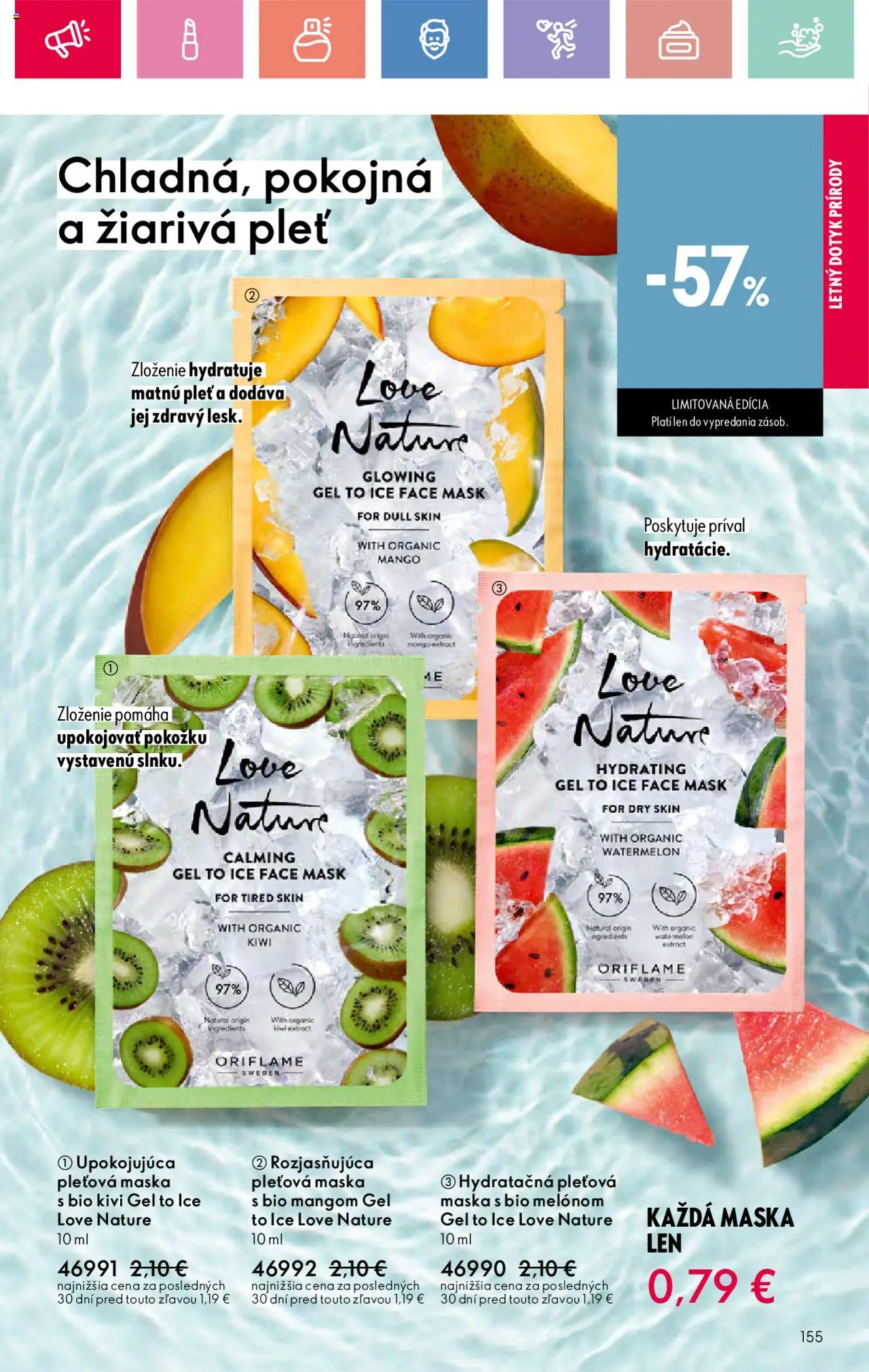 Katalóg Oriflame 9 2025 │ platný od 15.06.2025 | Strana: 155 | Produkty: Maska, Kiwi, Mango