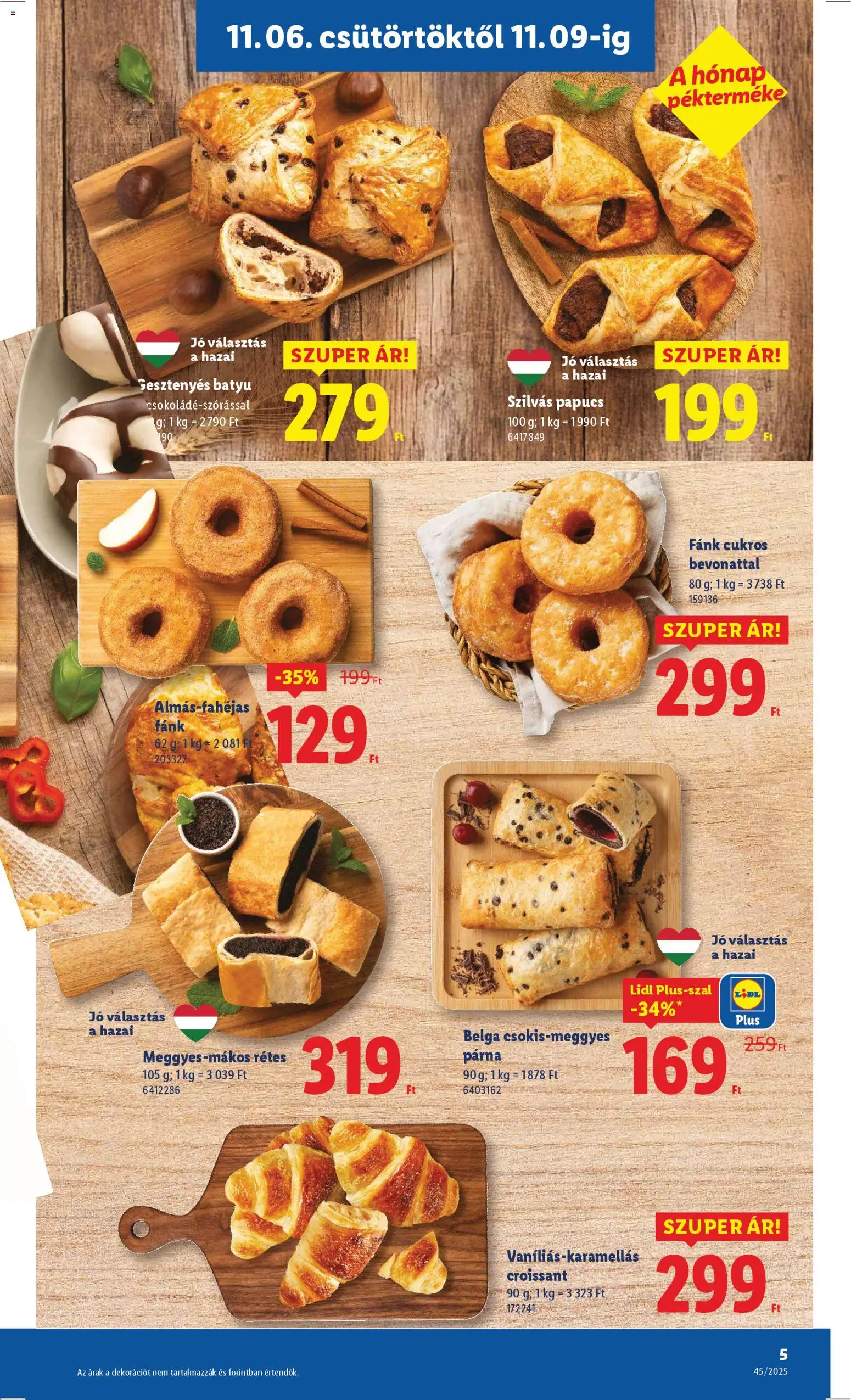 Lidl akciós ujság - amely érvényes a következő dátumtól: 06.11.2025 | Oldal: 5