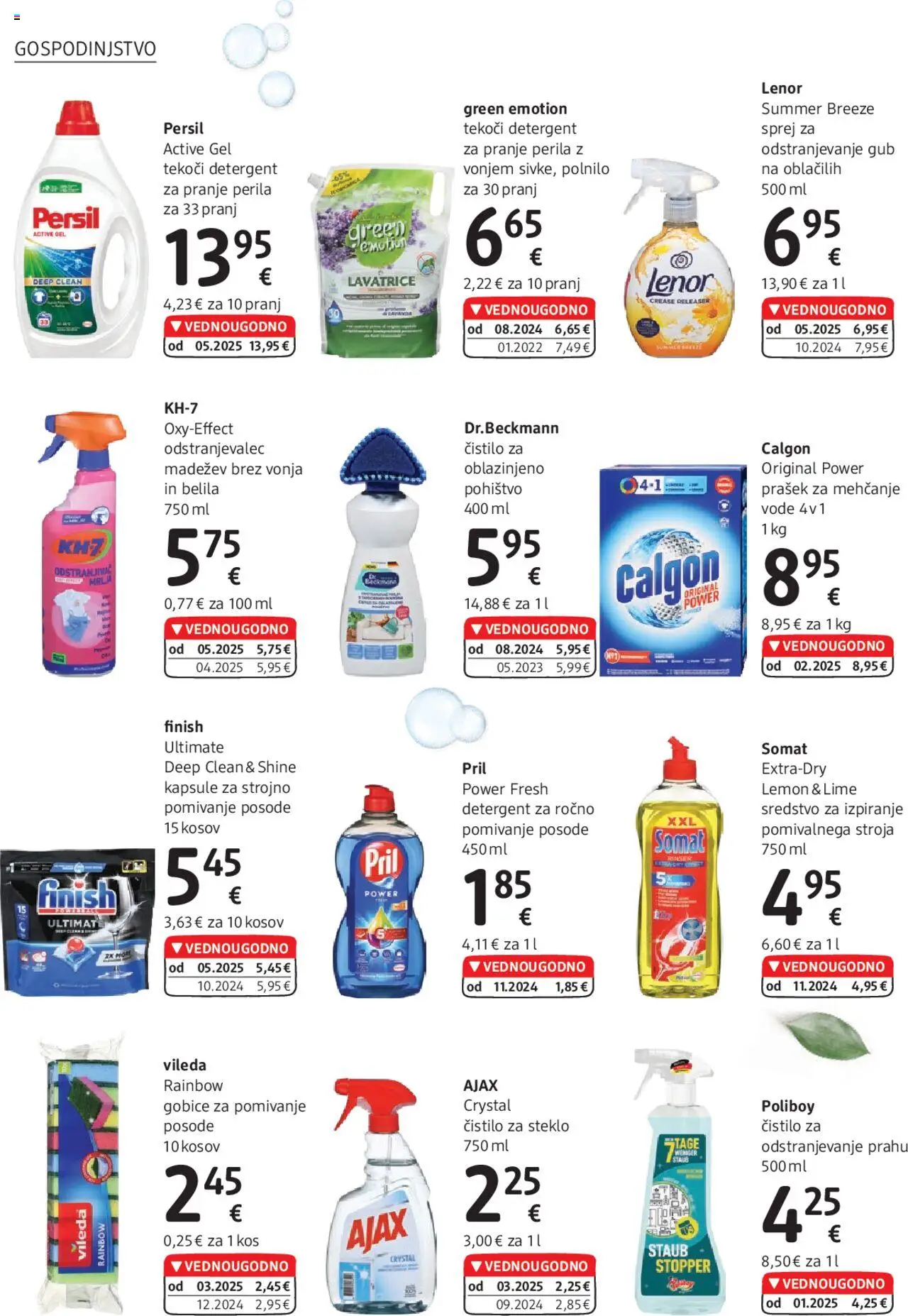 DM Drogerie Markt katalog │ velja od 02.06.2025 | Stran: 28 | Izdelki: Čistilo za steklo, Pohištvo, Detergent, Gobice