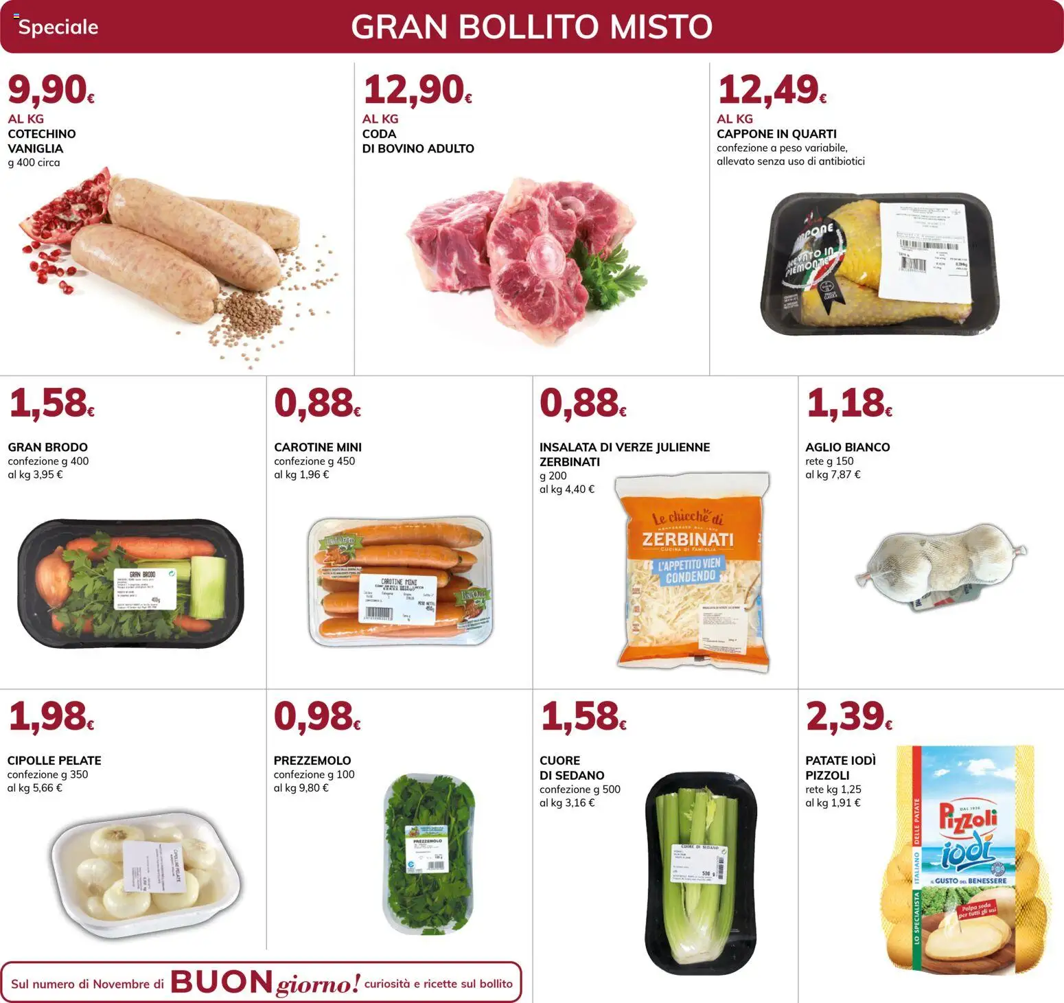 Volantino Basko del 18.11.2025 | Pagina: 3 | Prodotti: Insalata, Sedano, Prezzemolo, Cipolline