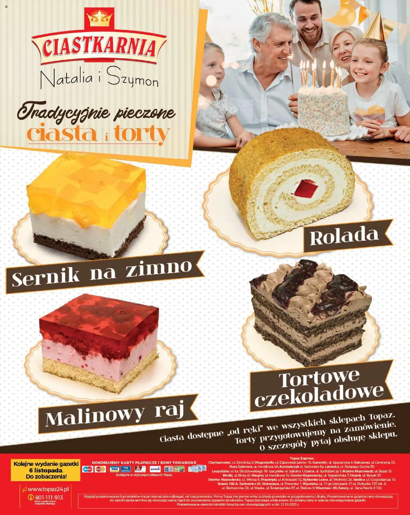 Topaz Gazetka - Express od 30.10.2025 | Strona: 28 | Produkty: Rolada
