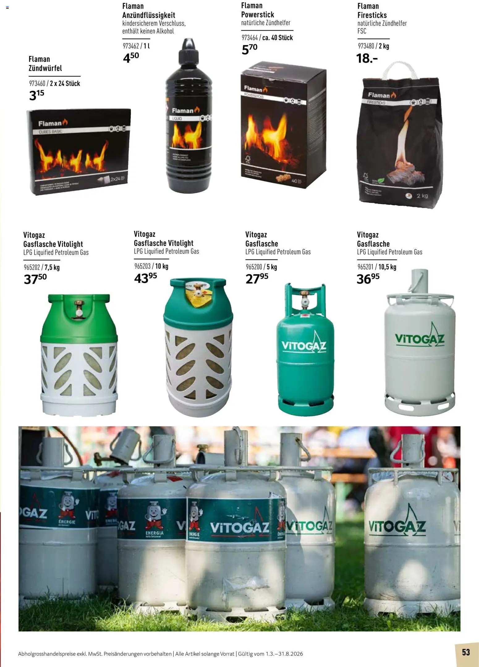 Prodega Aktionen Outdoor-Ausstattung – gültig ab 01.03.2026 | Seite: 53