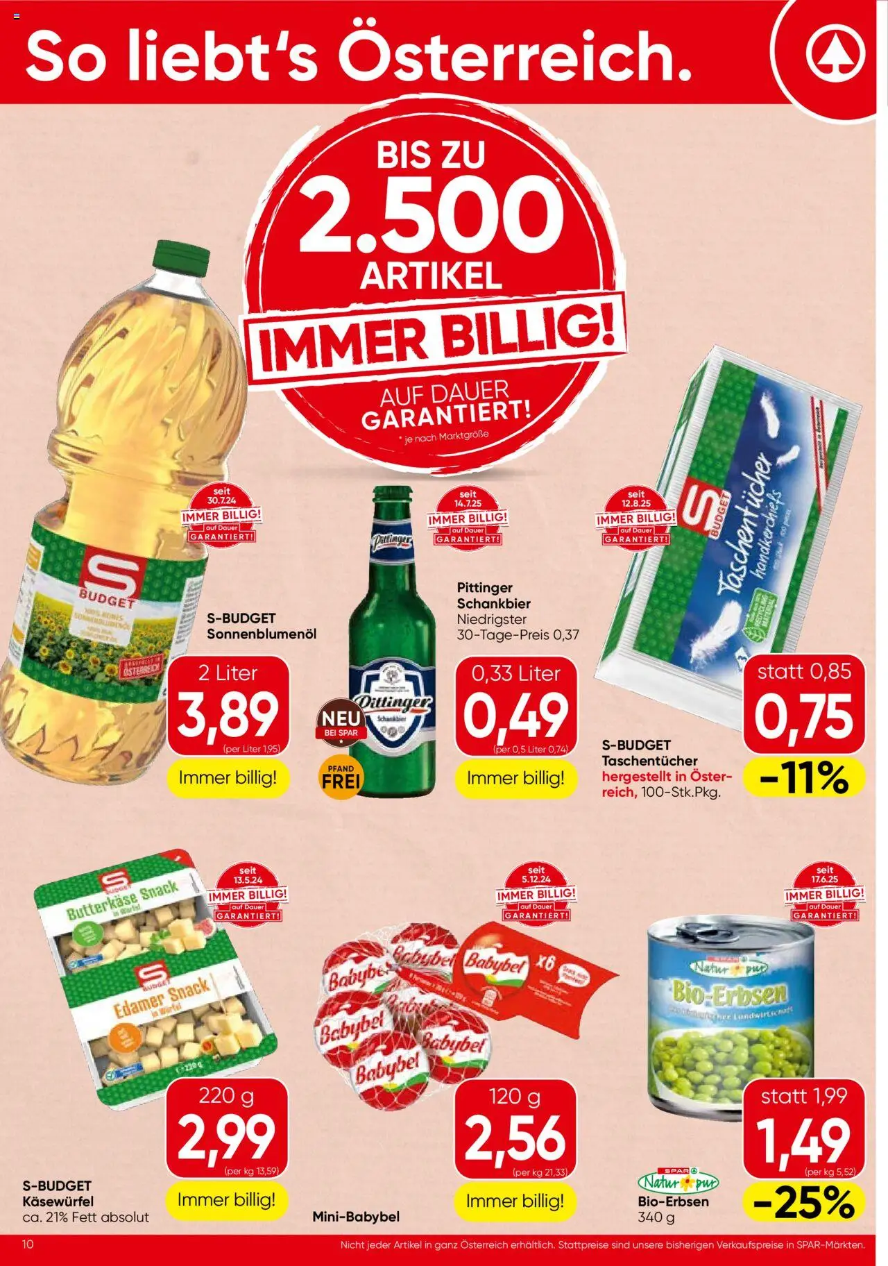 Spar Flugblatt - Wien gültig ab 18.09.2025 | Seite: 10